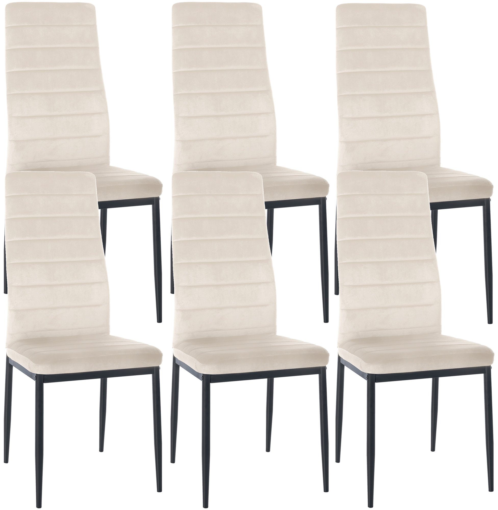 CLP Esszimmerstuhl Mayfair (6er Set), gepolstert günstig online kaufen