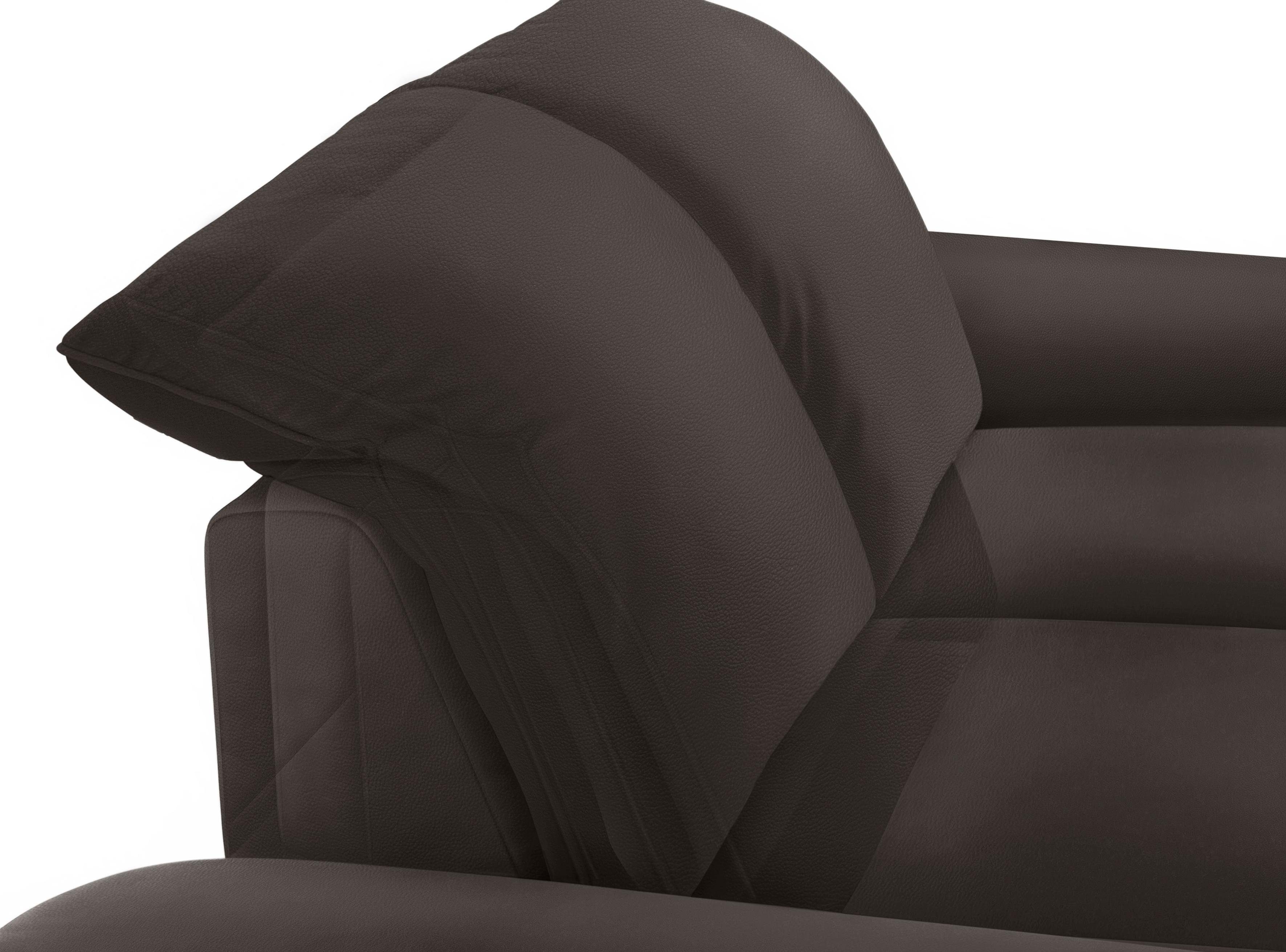 W.SCHILLIG 2,5-Sitzer enjoy&MORE, mit cm Chrom glänzend, 232 Füße Sitztiefenverstellung, Breite