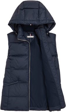 Tommy Hilfiger Steppweste FEMININE MW RECYCLED DOWN VEST mit Reißverschlusstaschen