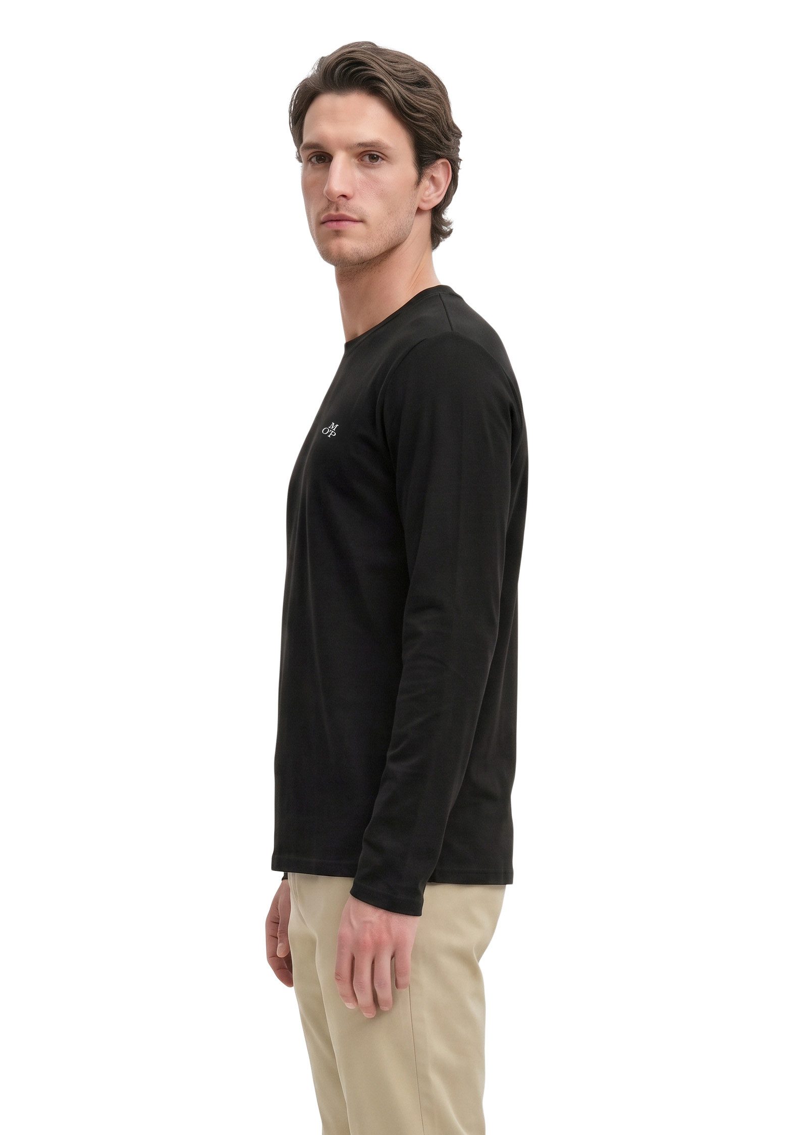 Marc O'Polo Langarmshirt aus reiner Bio-Baumwolle