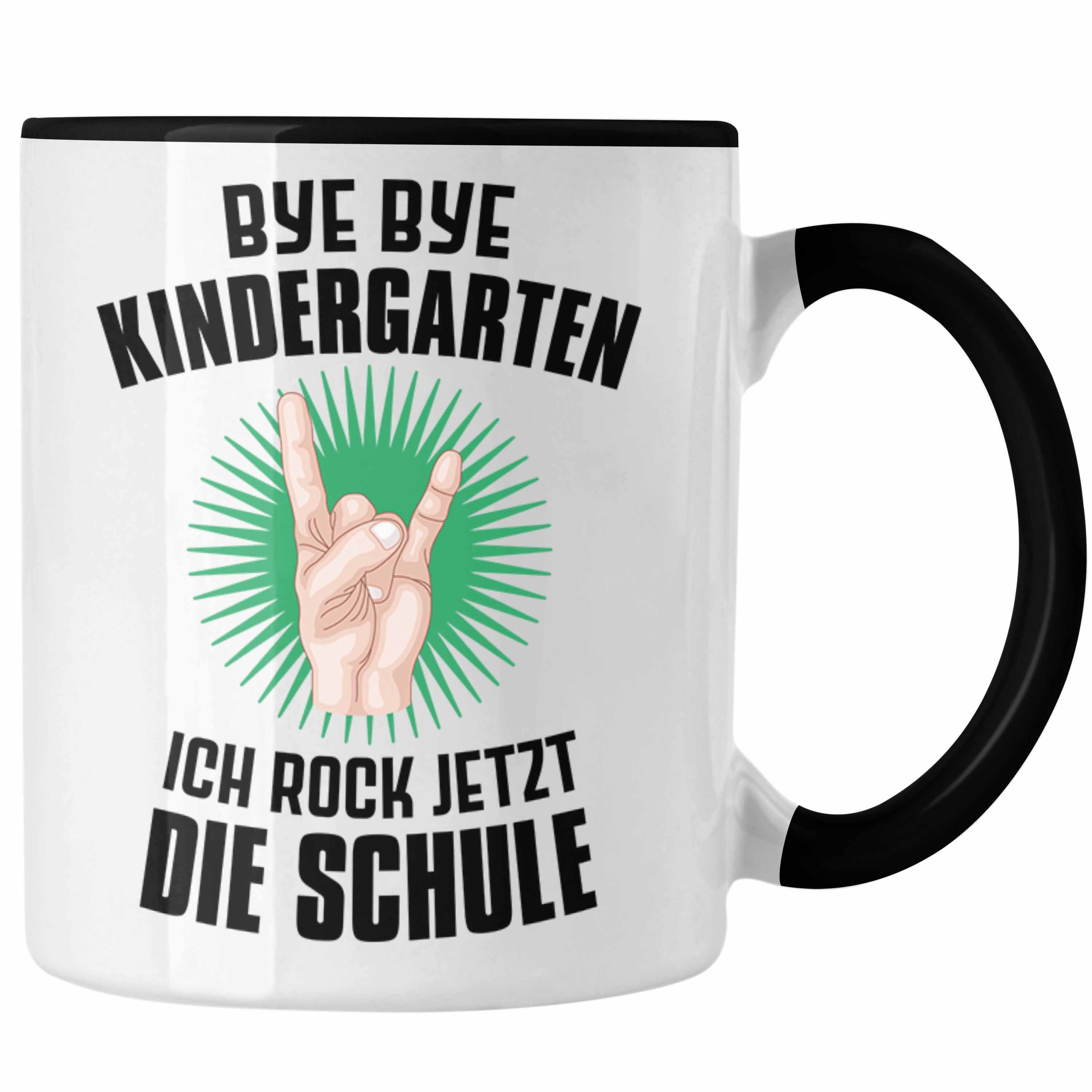 für 2022 Schulstart 1. Tasse - Junge Schulkind Schwarz Füllung Tasse Geschenk Schultüte Geschenkidee Die Schule Schulanfang Jetzt Trendation Trendation Einschulung Schuleinführung Schultag Rocke