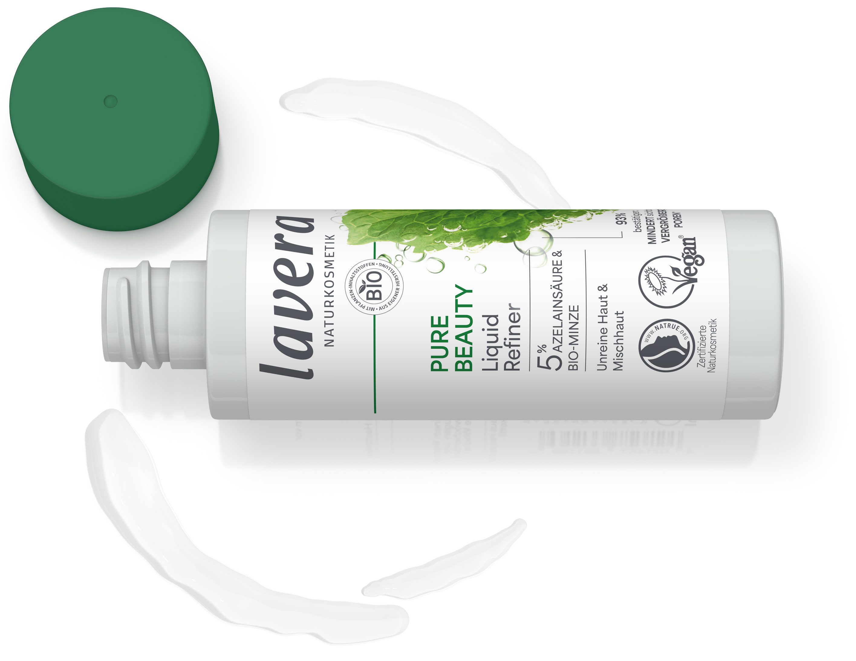 lavera 2-in-1 Gesichtswasser und Peeling Pure Beauty Liquid Refiner