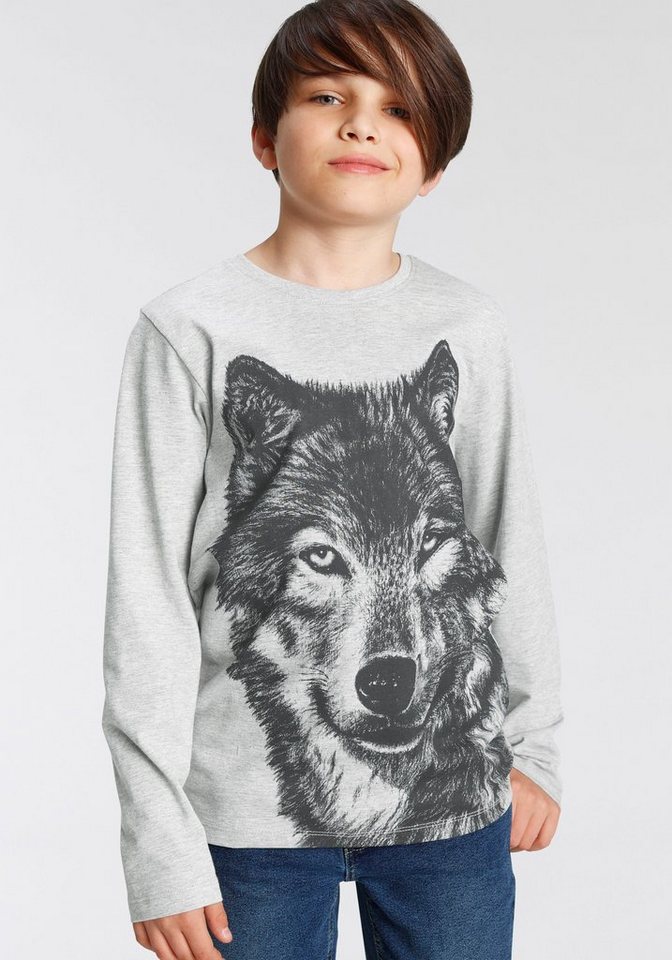 KIDSWORLD Langarmshirt Wolf