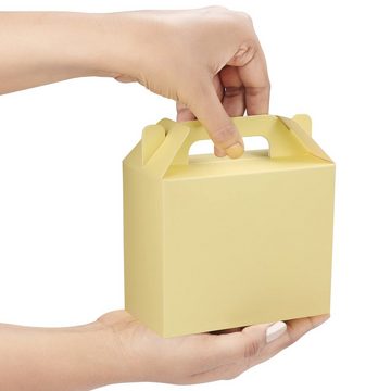 Belle Vous Geschenkbox Geschenkbox für Partys mit Deckel, Party Gastgeschenk Box mit Deckel