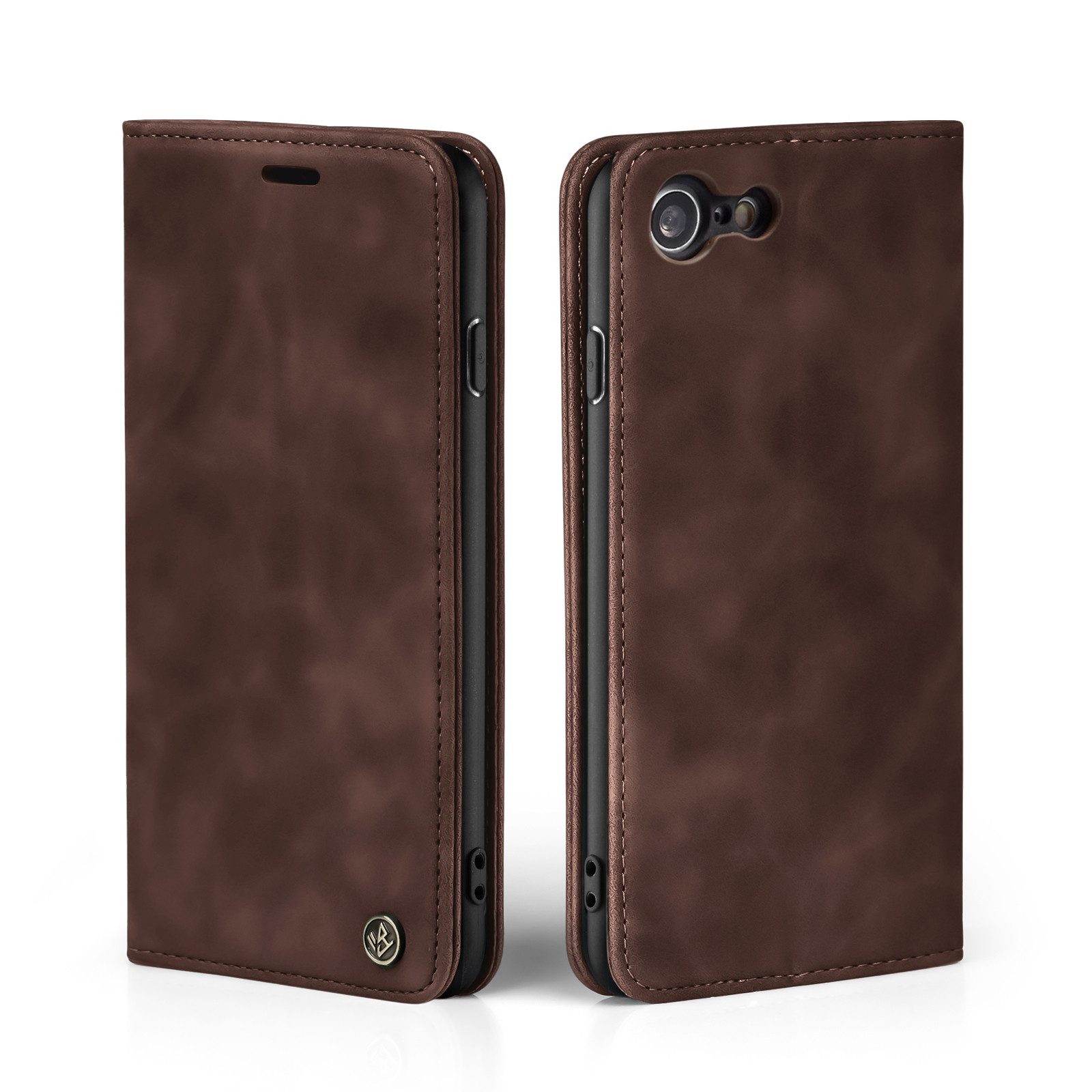Tec-Expert Handyhülle Tasche Hülle für Apple iPhone 8 4.7 Zoll, 4.7, Cover Klapphülle Case mit Kartenfach Fliphülle aufstellbar