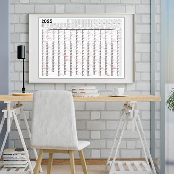 TOBJA Wandkalender A2 Kalender Jahreskalender Jahreplaner, Wandkalender 42 x 60 cm Urlaubsplaner Wandplaner