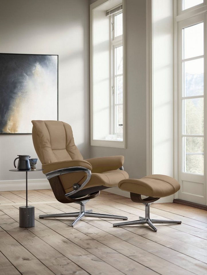 Stressless® Relaxsessel Mayfair, mit Cross Base, Größe S, M & L, Holzakzent  Braun