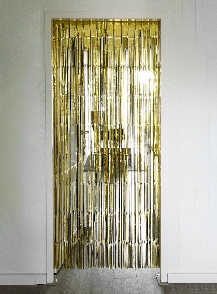 Dekoobjekt Boland gold-metallic Türvorhang