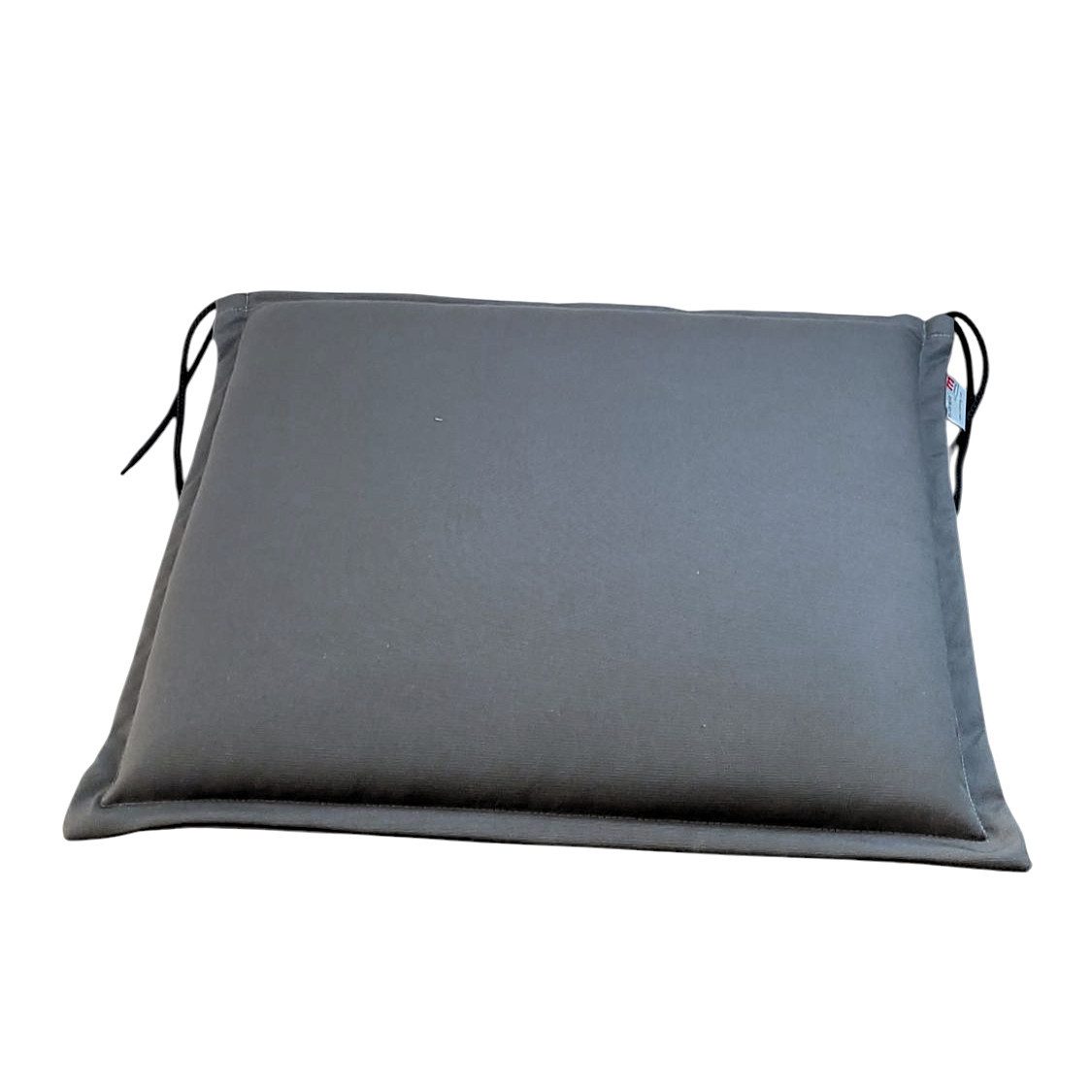 Rübeling Sitzkissen 48cm x 48cm, Sunbrella Ardoise, hochwertiger Outdoorstoff