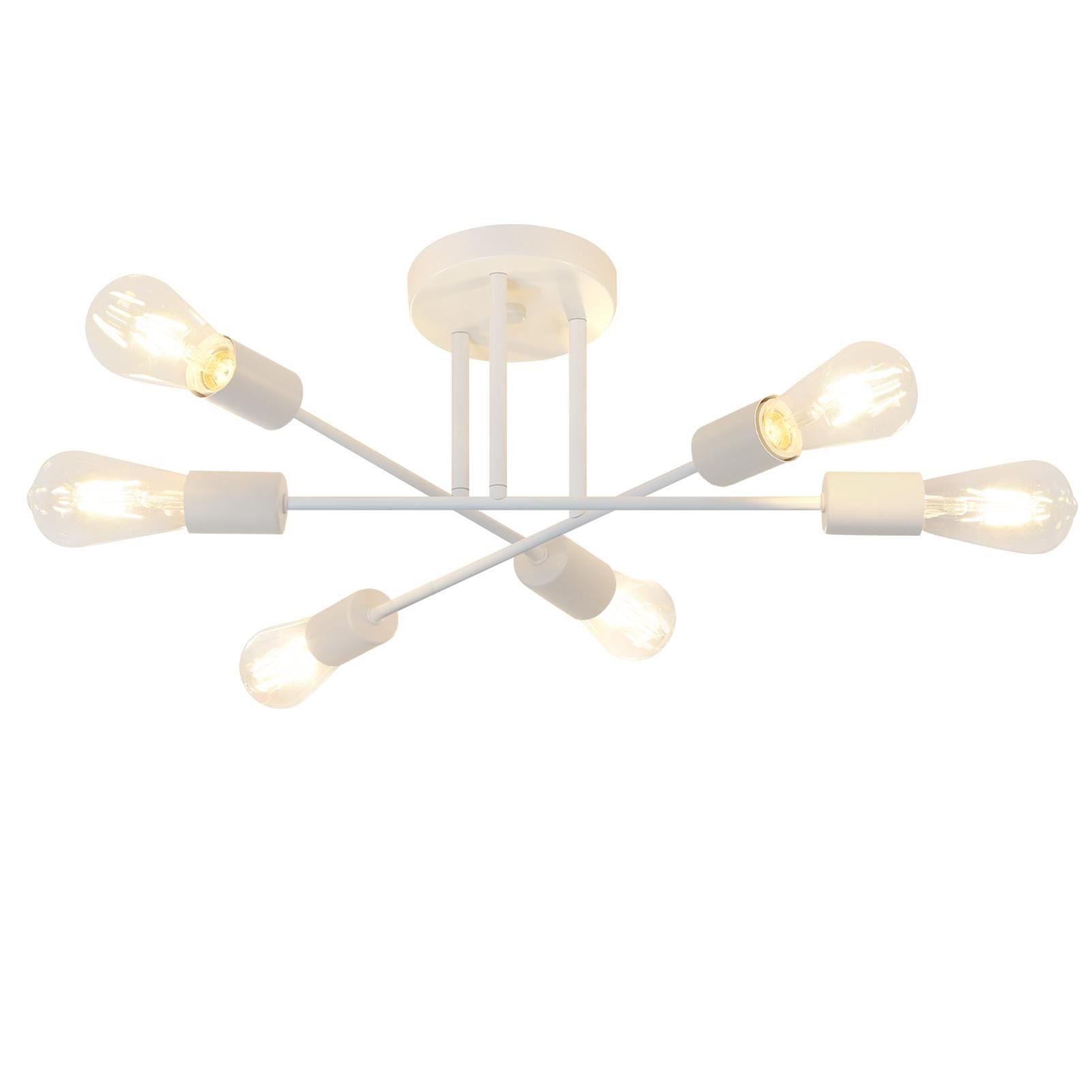 ZMH Deckenleuchte Deckenlampe Vintage Wohnzimmer E27, LED wechselbar, Warmw günstig online kaufen