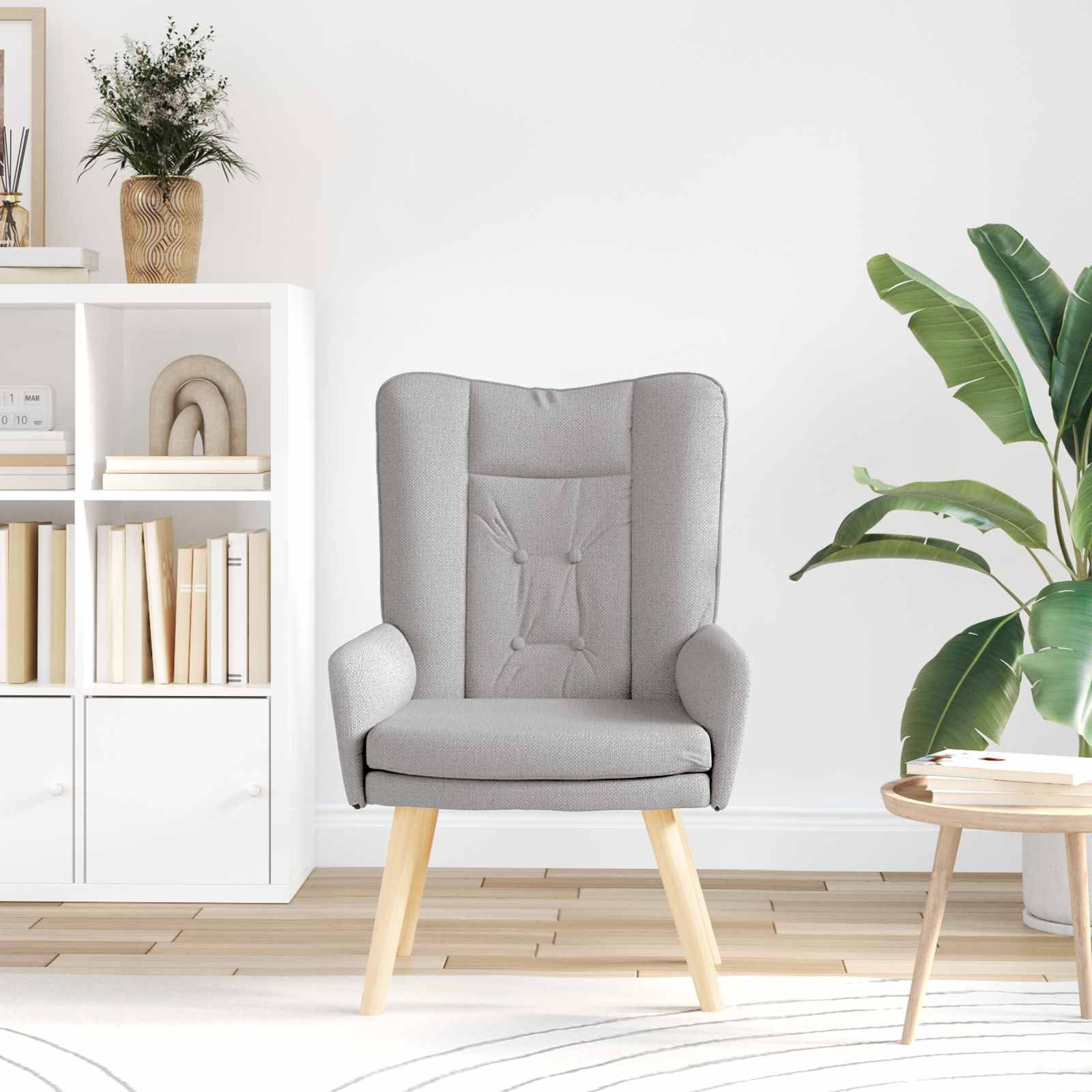 vidaXL Sessel Entspannungsstuhl Wolkengrau 63 x günstig online kaufen