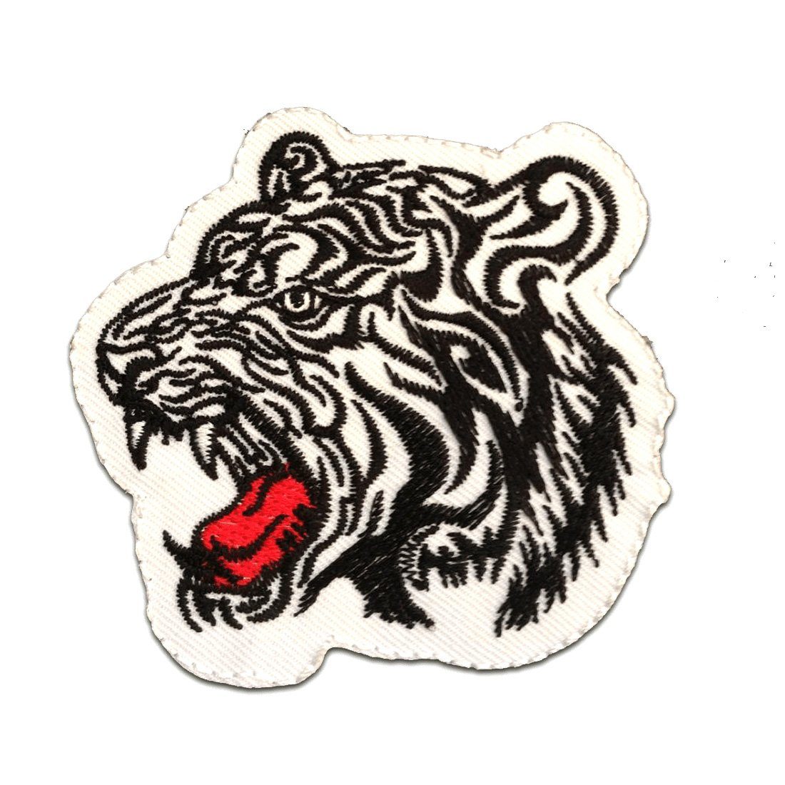 Catch the Patch Пластырь Bügelbild, Aufbügler, Applikationen, Patches, Flicken, zum aufbügeln, Polyester, Tiger Tier - Größe: 7.5 x 8 cm