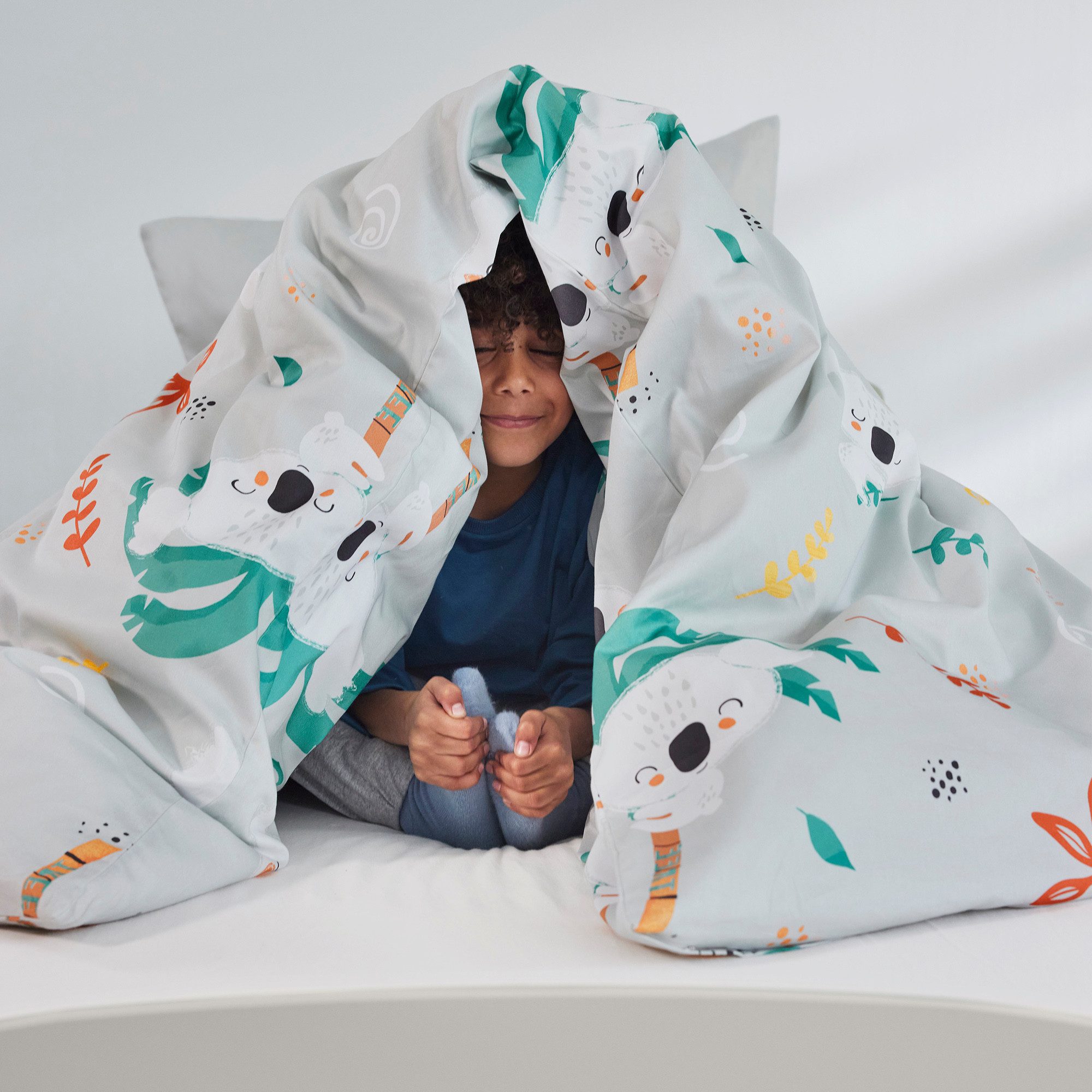 s.Oliver Kinderbettwäsche Satinbettwäsche s.Oliver Junior Koala, Mako-Satin, 2 teilig, mit süßen Koalabären – Bild 4 von 5