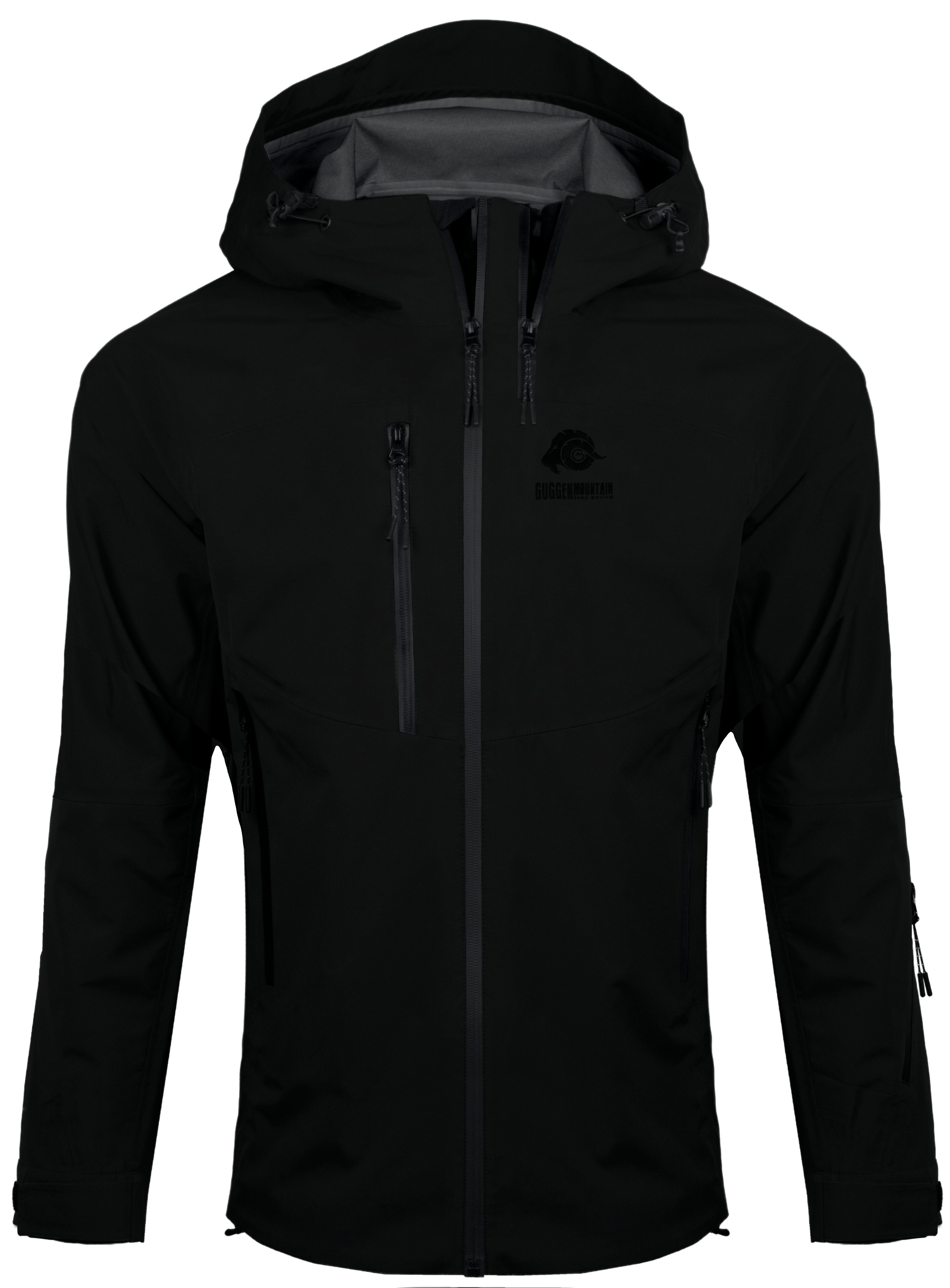 GUGGEN Mountain Hardshelljacke Damen Allwetter Hardshelljacke Regenjacke HD09 3L Sport Wanderjacke wasserdichte Membran, versiegelte Nähte, 4-Wege-Stretch, Skipasstasche