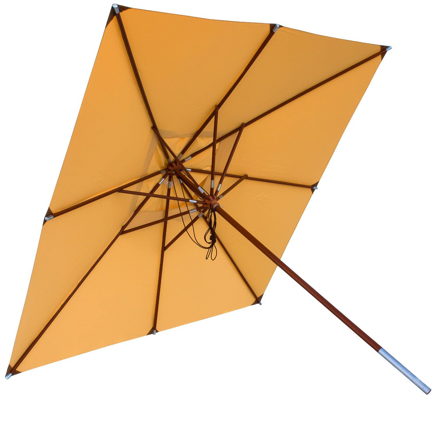 anndora-sonnenschirm Sonnenschirm 3x3 Meter Marktschirm quadratisch, LxB: 300,00x300,00 cm, wasserabweisende Beschichtung