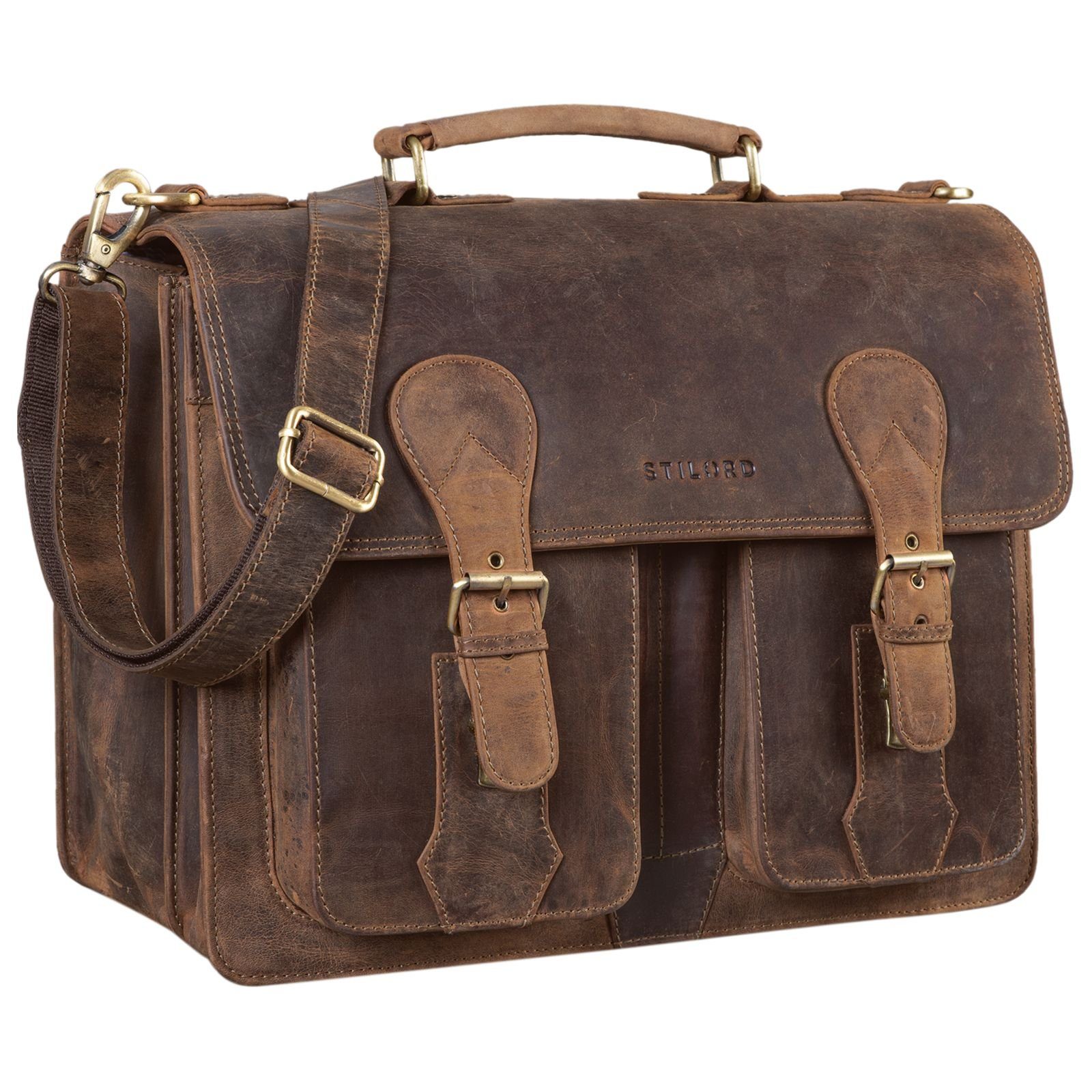 STILORD Aktentasche "Kronos" Aktentasche Herren Lehrertasche günstig online kaufen