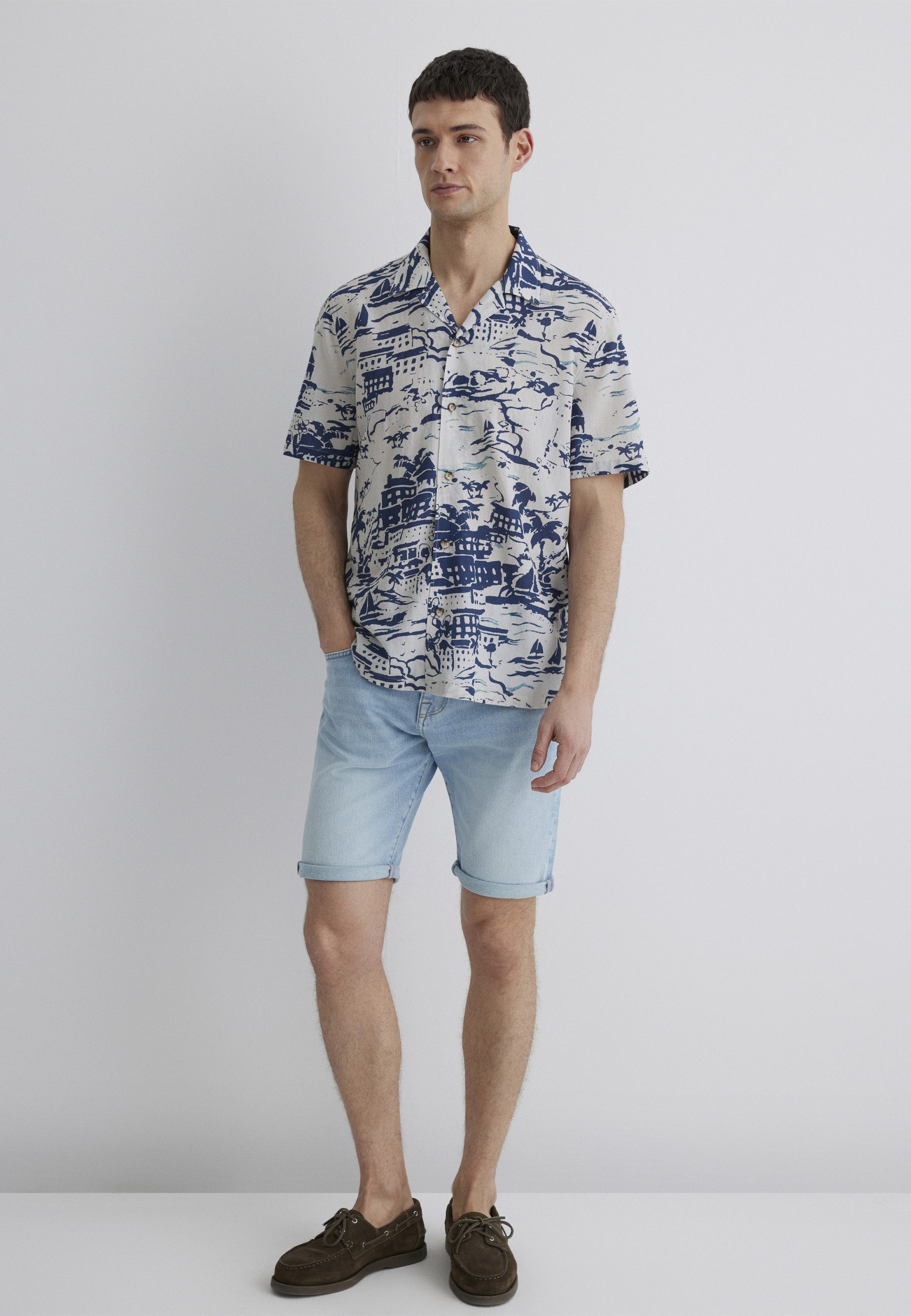 Mavi Kurzarmhemd PRINTED SHIRT Kurzarmhemd