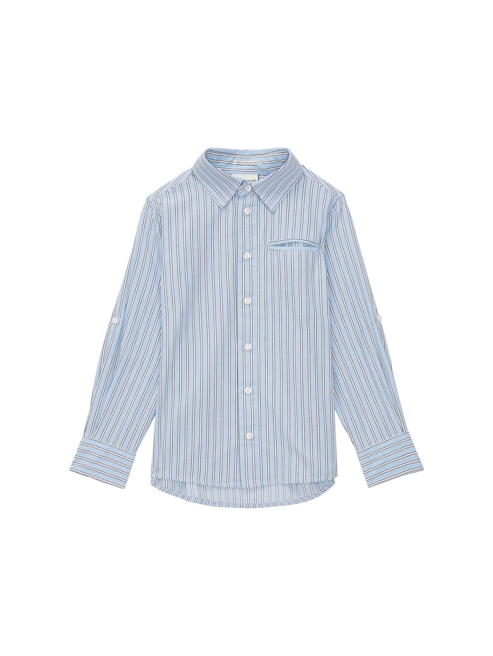 TOM TAILOR Langarmhemd Hemd mit LENZING(TM) ECOVERO(TM) | Hemden