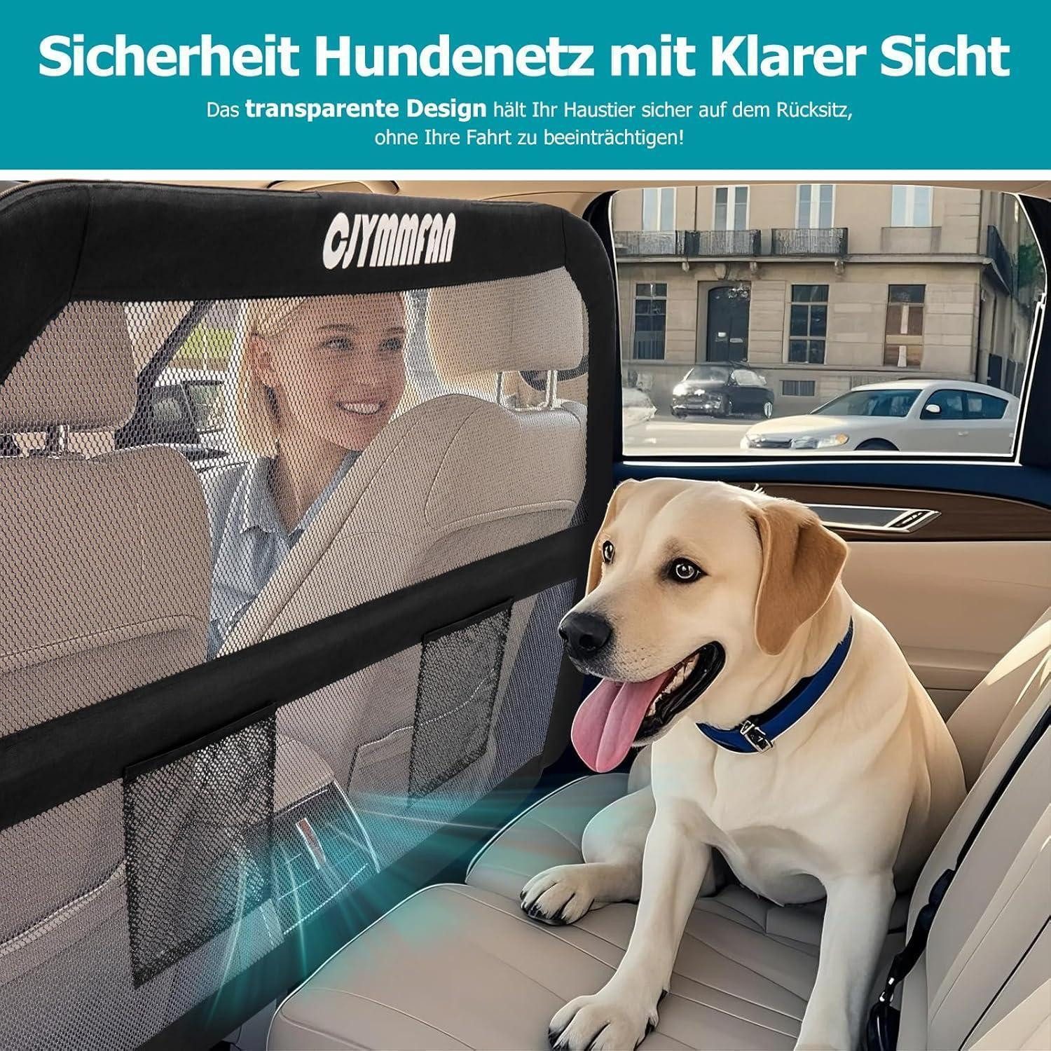LuxusKollektion Tierabsperrgitter Hundegitter Auto Rücksitz Kofferraum Metallrahmen Universal L – Bild 4 von 5