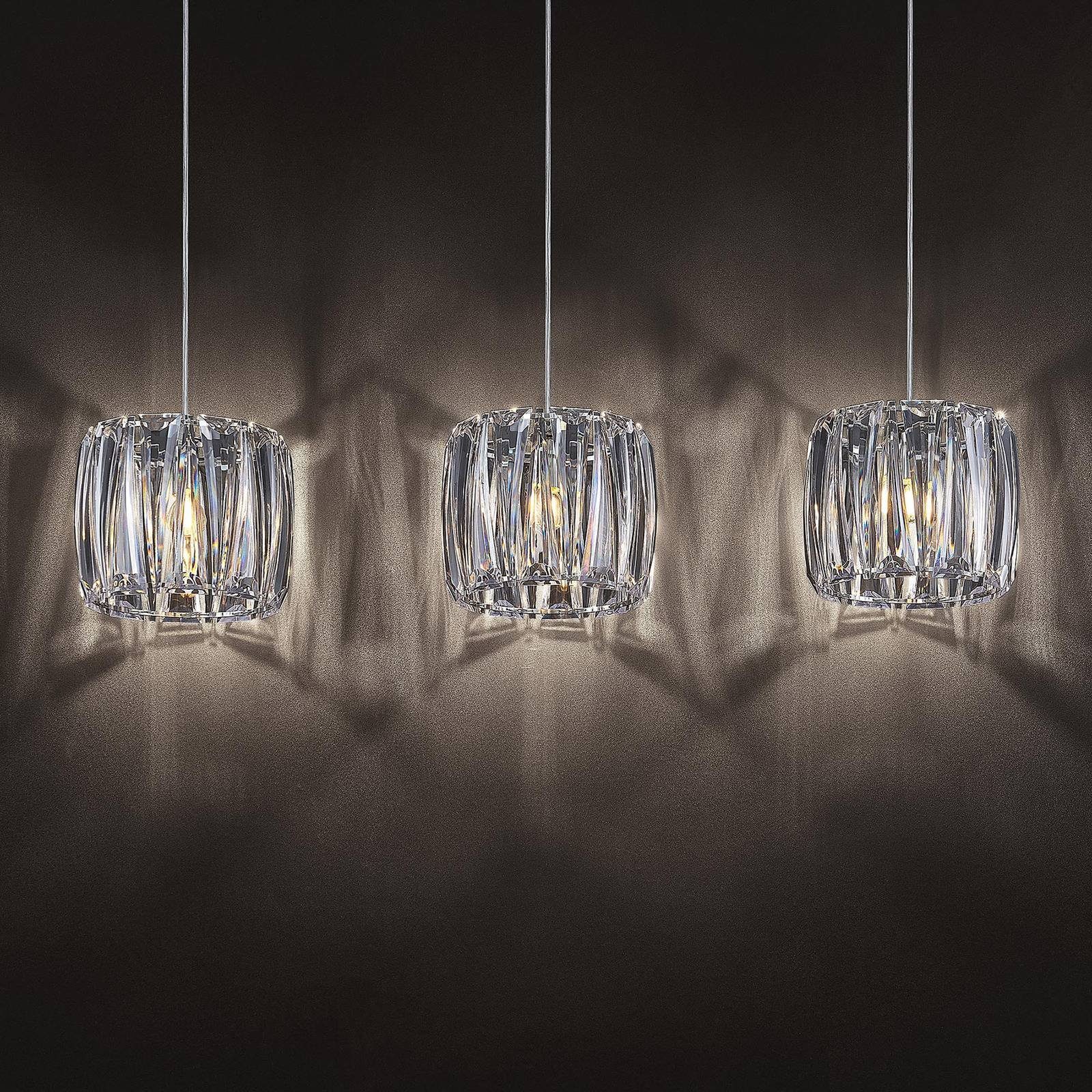Lindby Hängeleuchte Sofia, Kunststoff Transparent IP20, 3 x 40 W