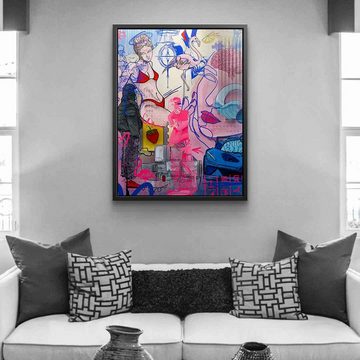 DOTCOMCANVAS® Acrylglasbild Digital Genesis - Acrylglas, Acrylglasbild Digital Genesis Collage Pop Art Street Art Graffiti