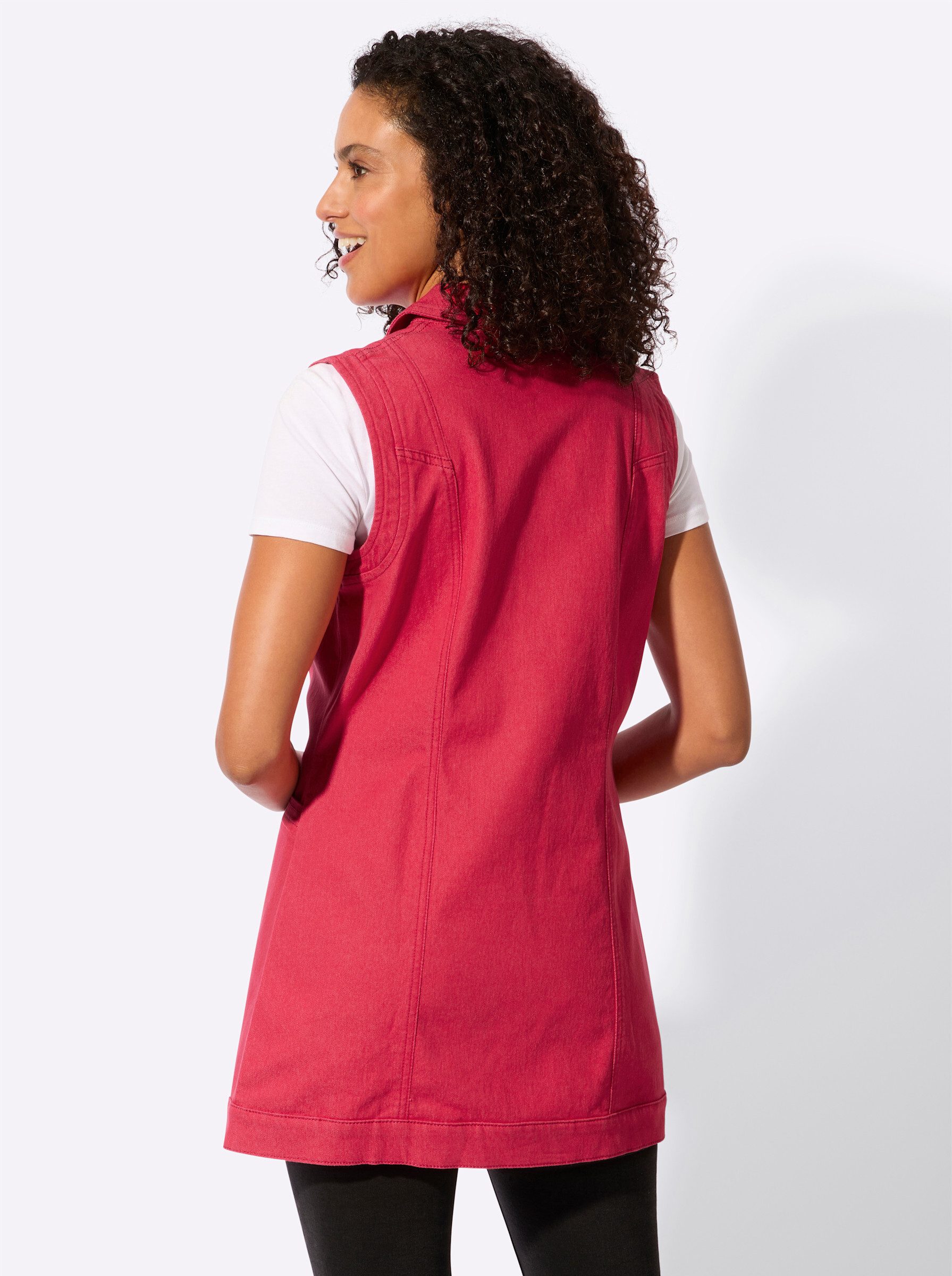 Witt Jerseyweste Jeans-Longweste