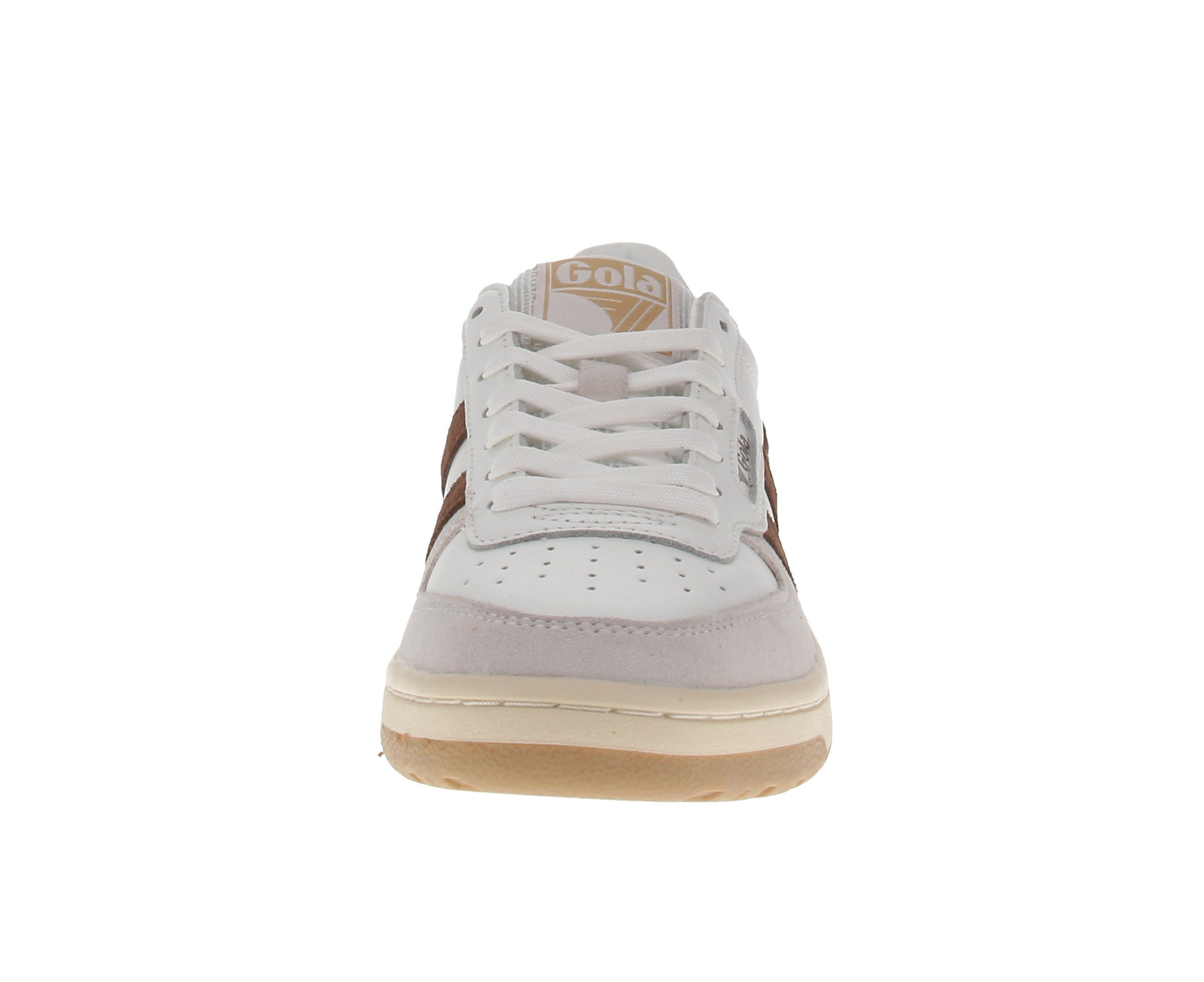 Gola Gola Hawk - Damen Sneaker - White-Dark Brown-Gold Sneaker – Bild 3 von 5