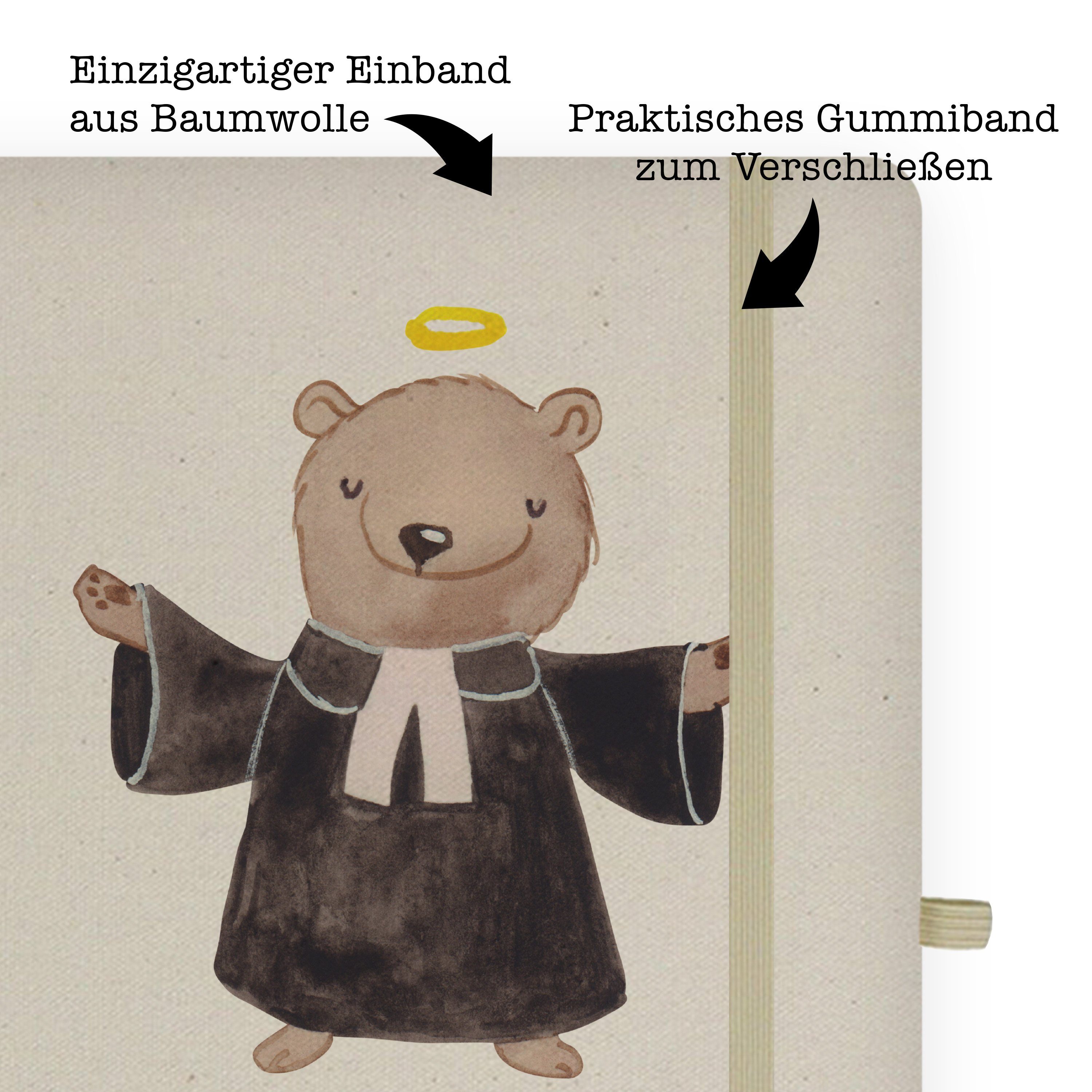 Panda Herz Transparent mit - Adressbuch, Diene Notizbuch Geschenk, Pfarrer & Mr. Panda & Kollege, Mr. Mrs. Mrs. -
