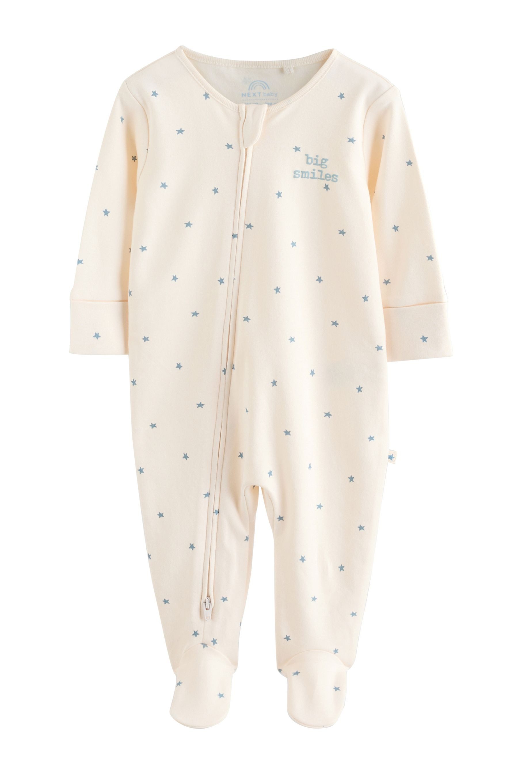 Next Schlafoverall Baby 100 % Baumwollschlafanzüge im 3er-Pack (3-tlg) – Bild 3 von 5