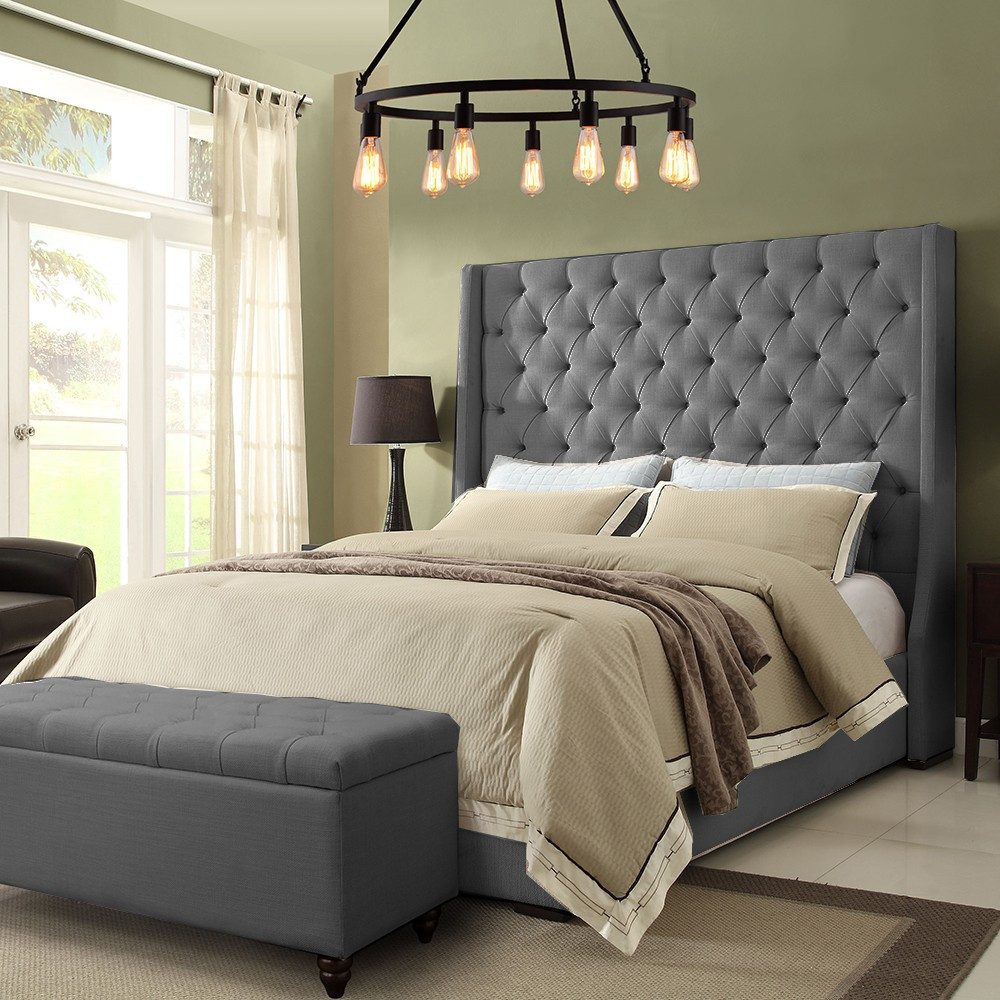 Polsterbett Polsterbett im Chesterfield-Design von XLMoebel® aus Textil