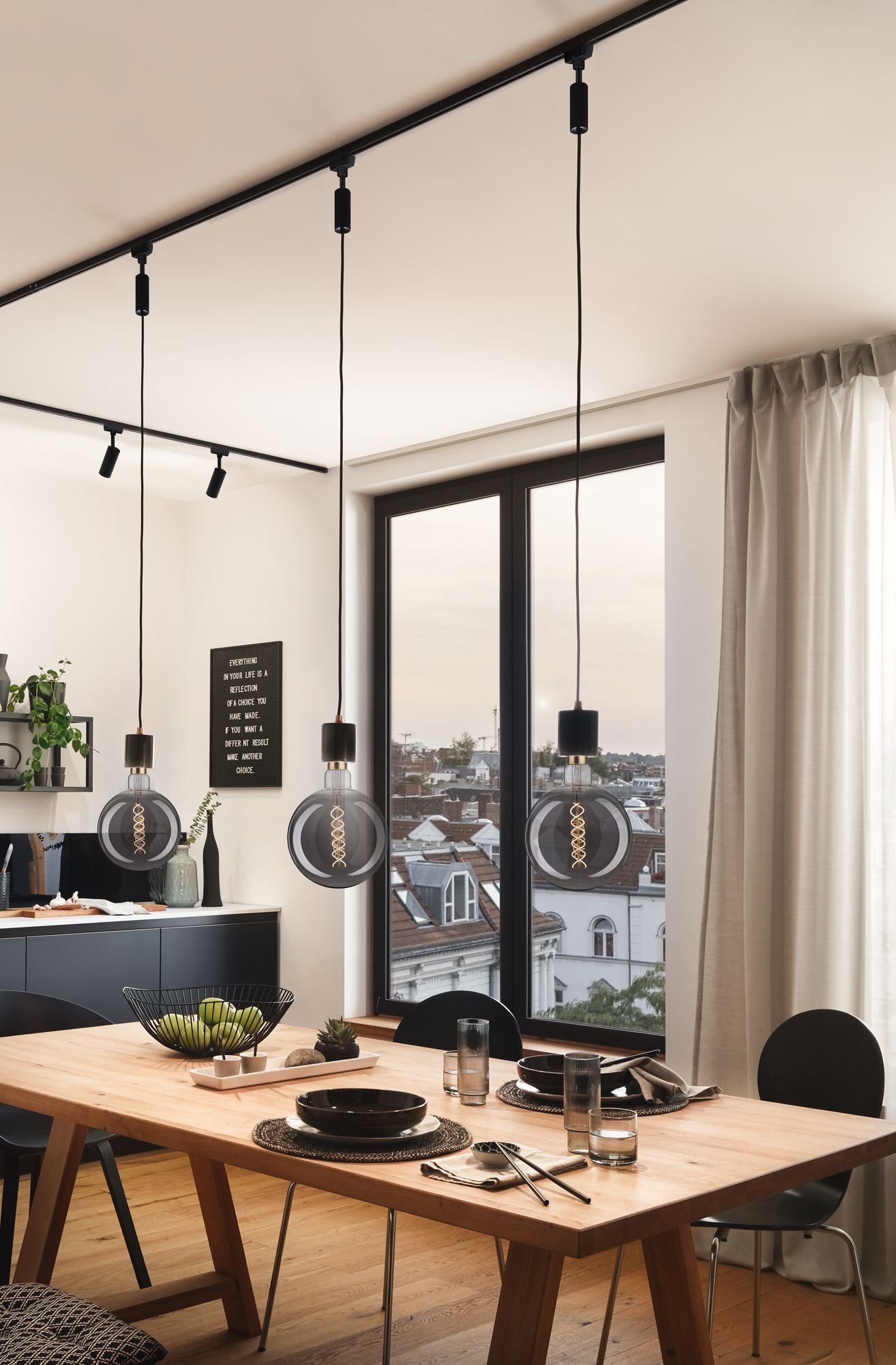 Paulmann LED-Leuchtmittel BigGlobe 170lm 1800K smoke 7W doppel spiral 230V Filament, 1 St.