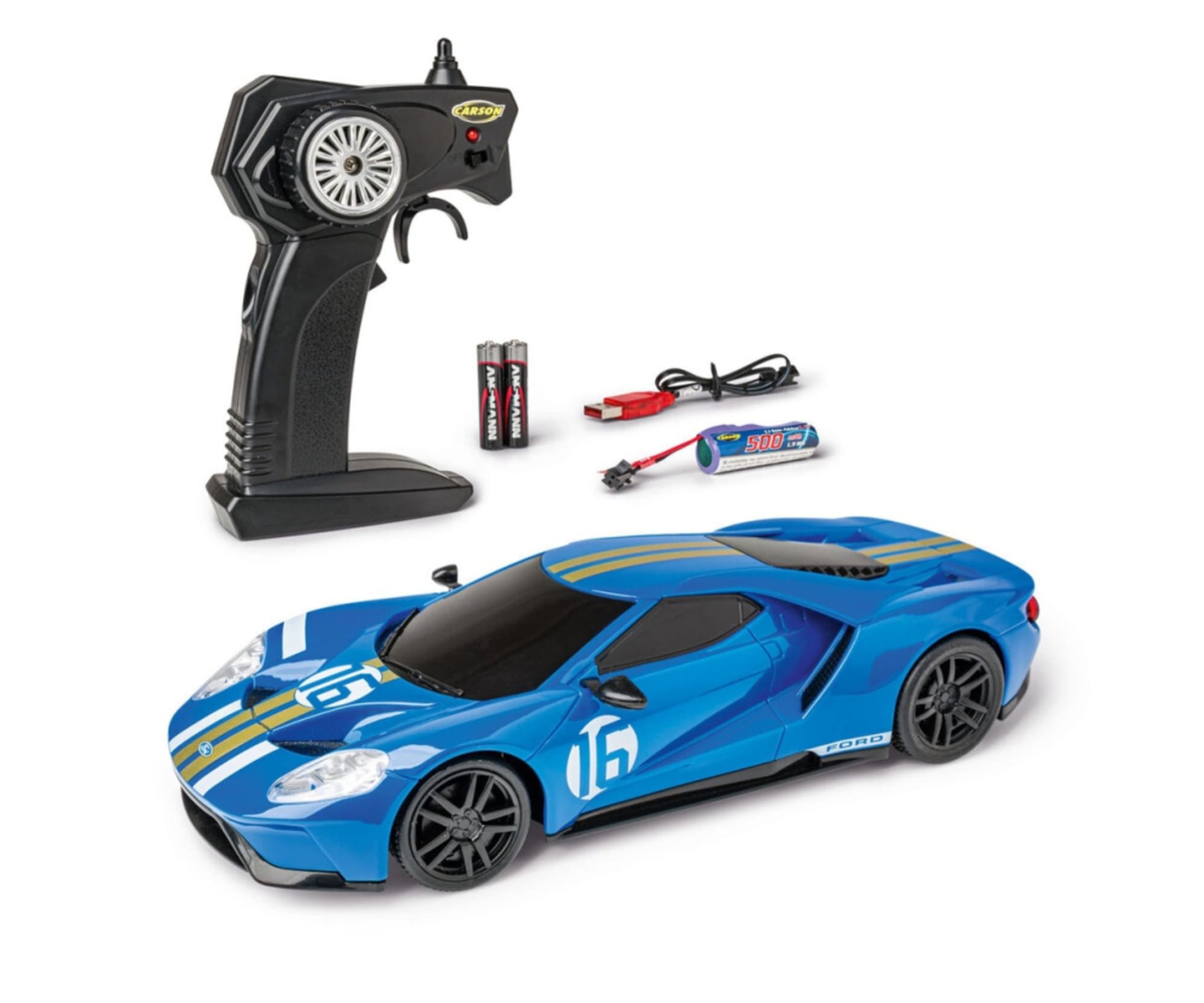 CARSON RC-Buggy Carson 1:24 Ford GT 2.4GHz 100% RTR