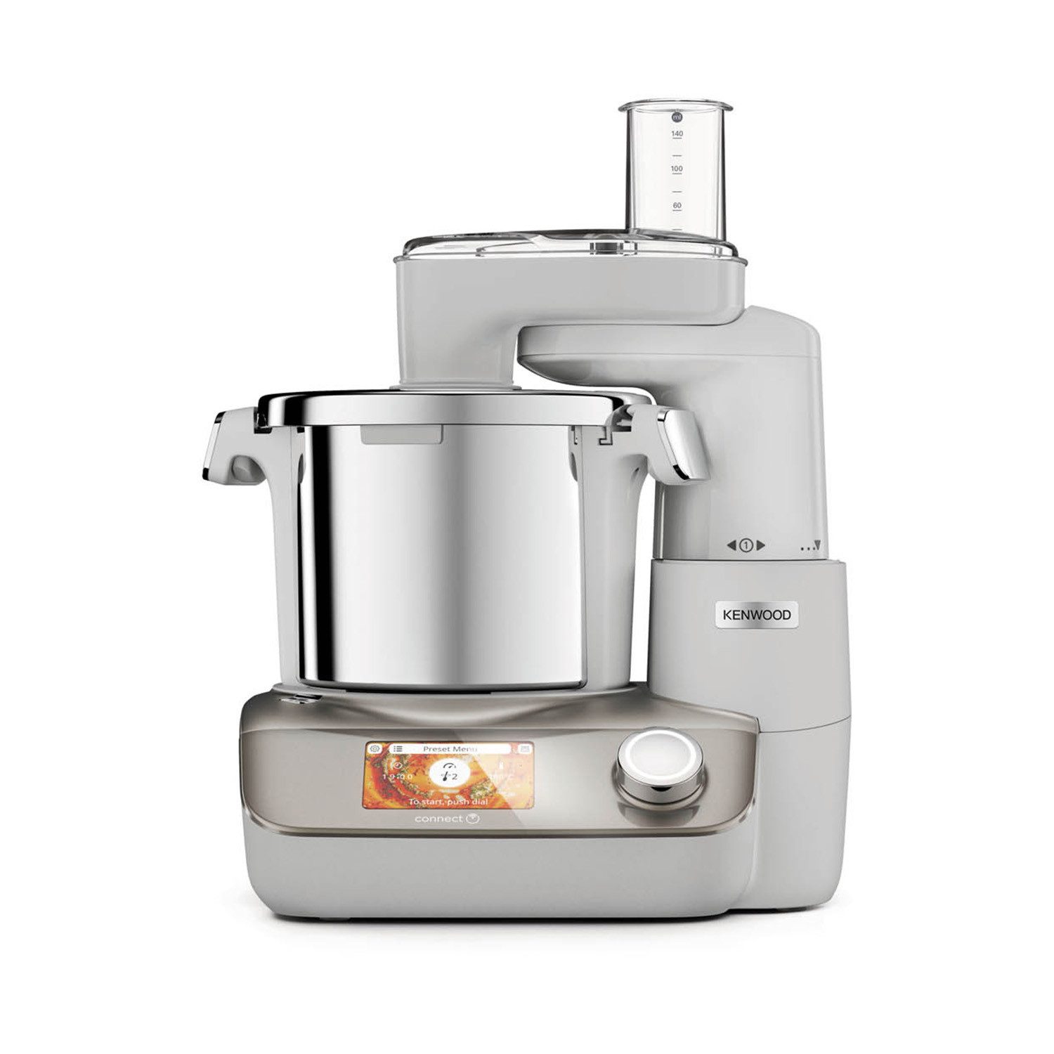 Kenwood Stabmixer Kenwood Küchenmaschine mit Kochfunktion CookEasy+ CCL50.A0CP
