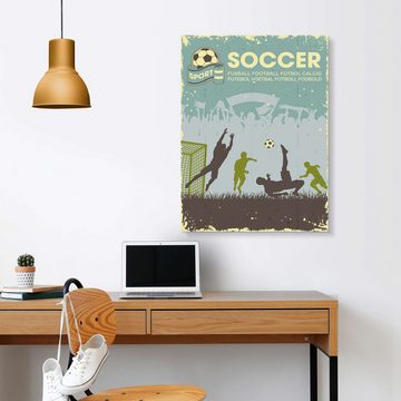 Posterlounge Alu-Dibond-Druck TAlex, Fußball, Jugendzimmer Kindermotive