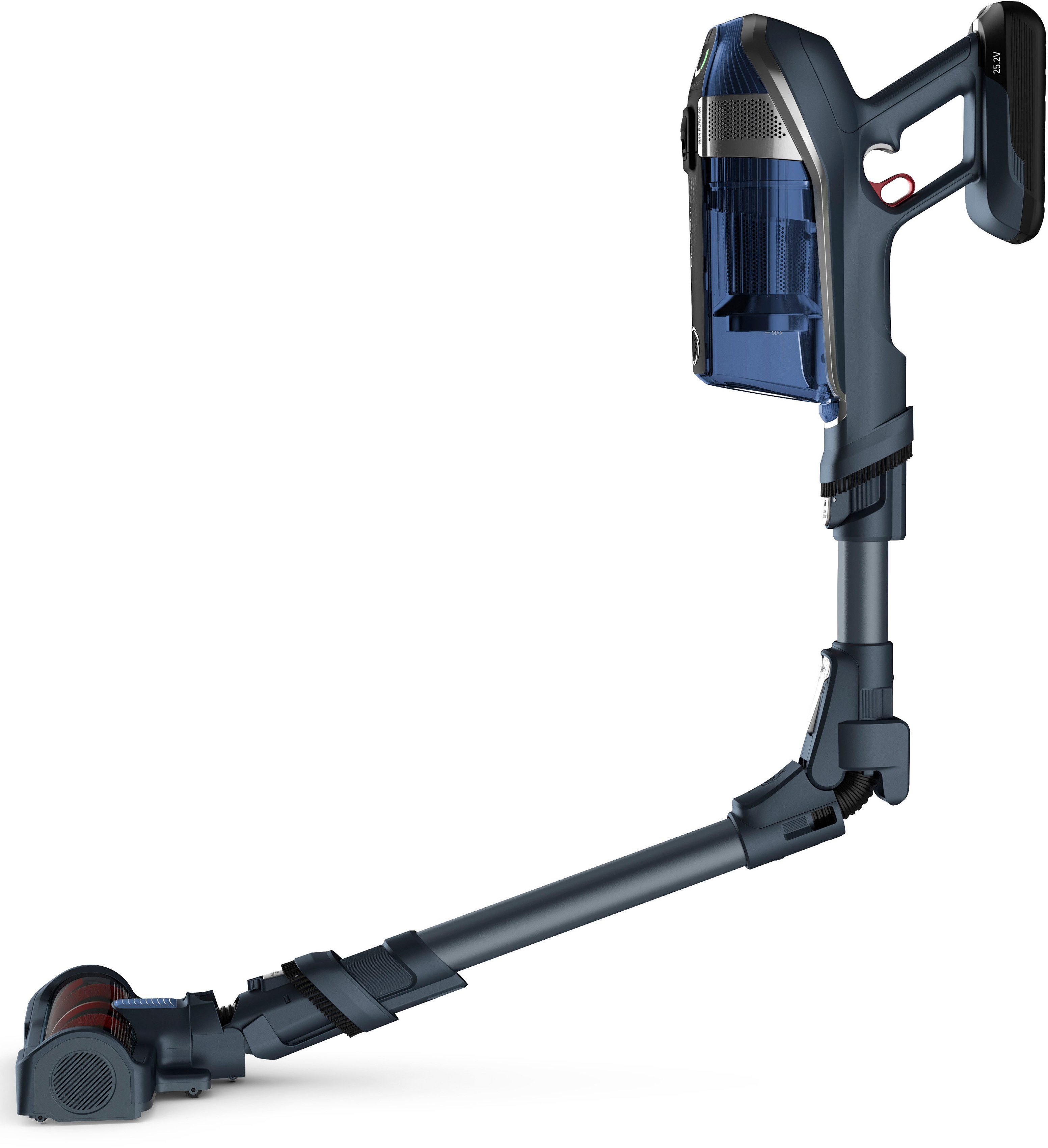 Rowenta Akku-Hand-und Сталевий пилосос X-Force Flex 11.60 AQUA, 300 W, beutel-/kabellos, mit Aqua Mop, 300 W, beutellos, LED-Düse, 45 Min. Laufzeit, Display mit Kontrollanzeige, RH9898