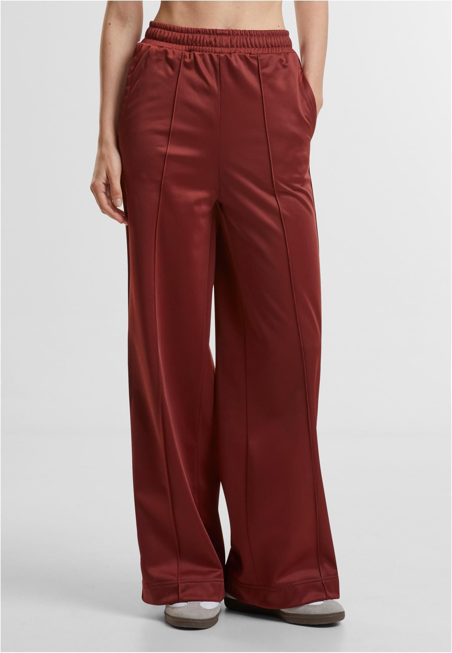 Funktionshose Ladies Pin Tuck Track Pants Damen Hosen