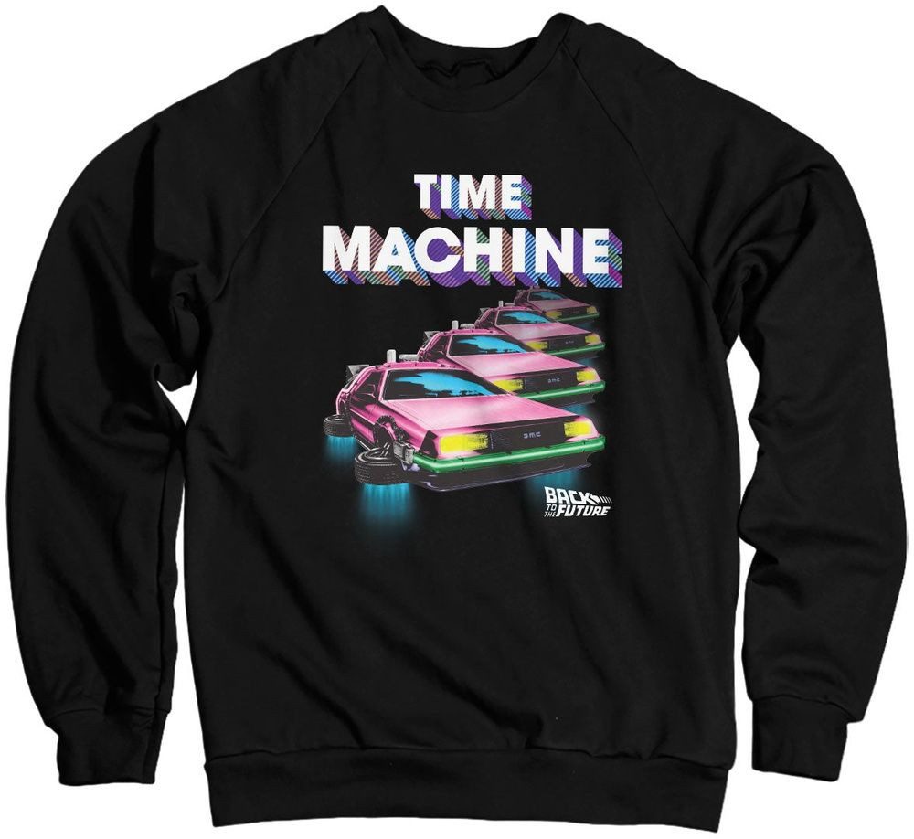 Back to the Future Rundhalspullover Back To The Future - Colorful Time Machine Sweatshirt