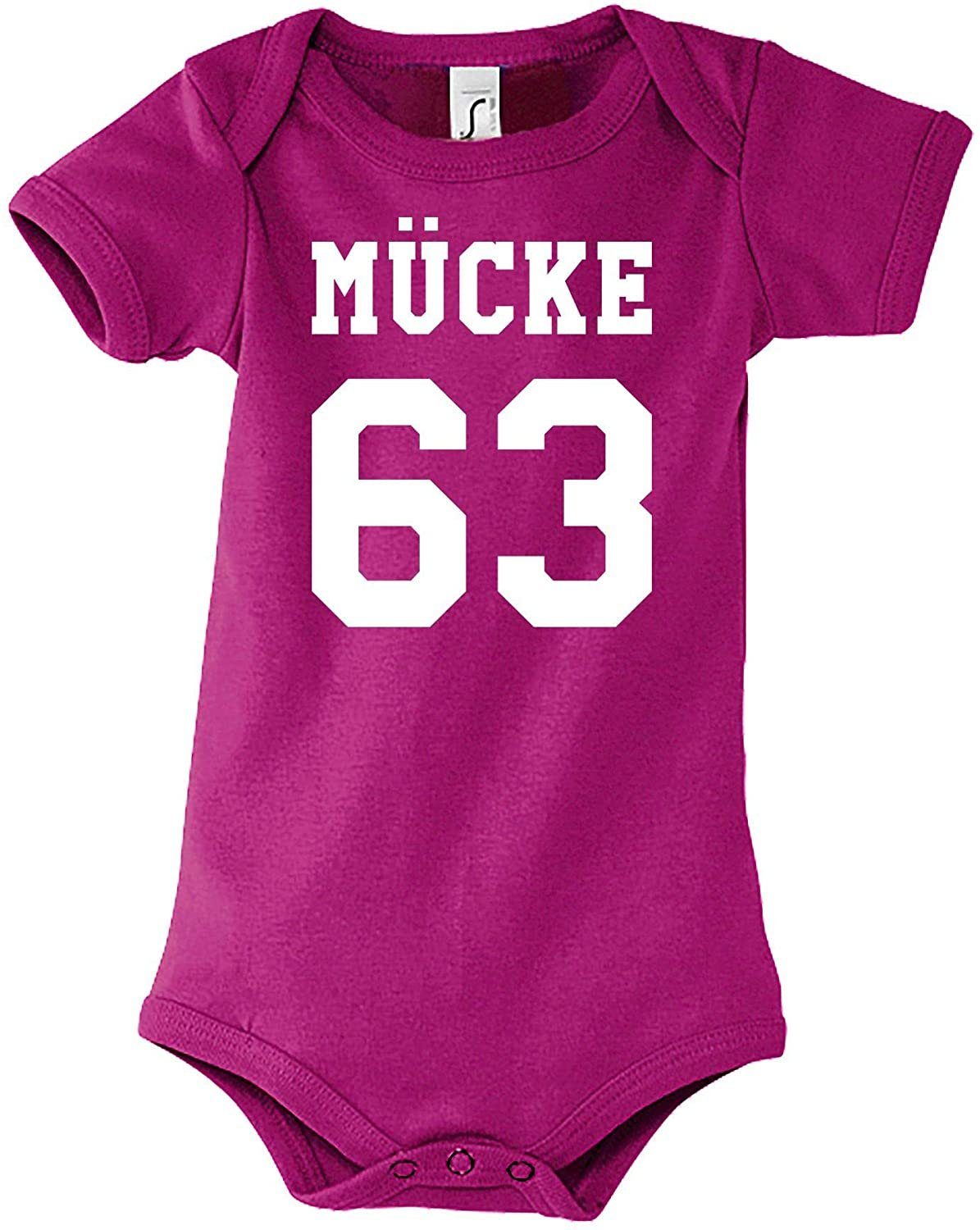 Kurzarmbody Baby Body Kurzarm Strampler Mücke 63