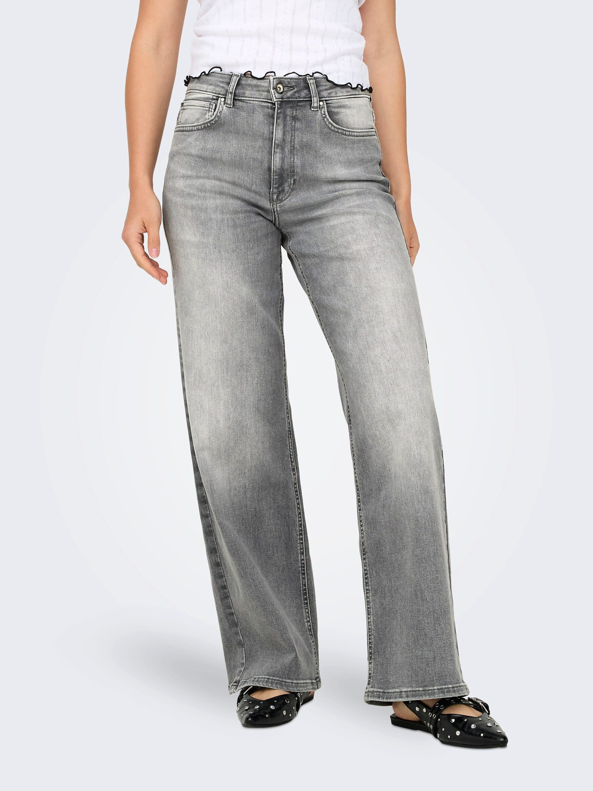 ONLY Weite Jeans ONLMADISON BLUSH (1-tlg) Plain/ohne Details – Bild 2 von 5