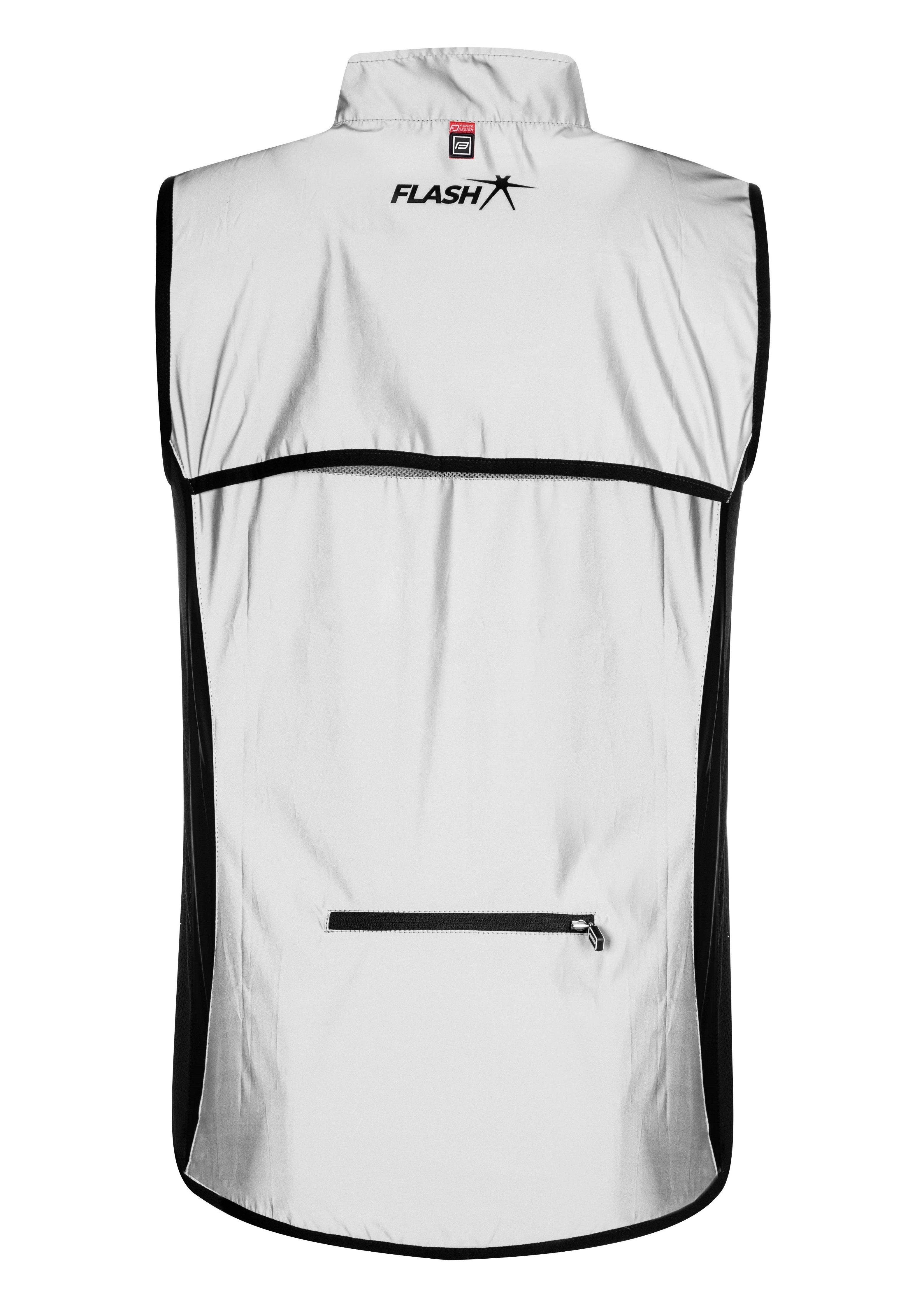 FORCE Fahrradjacke Weste FORCE FLASH hoch-reflektive +15 °C und darüber %%% günstig online kaufen