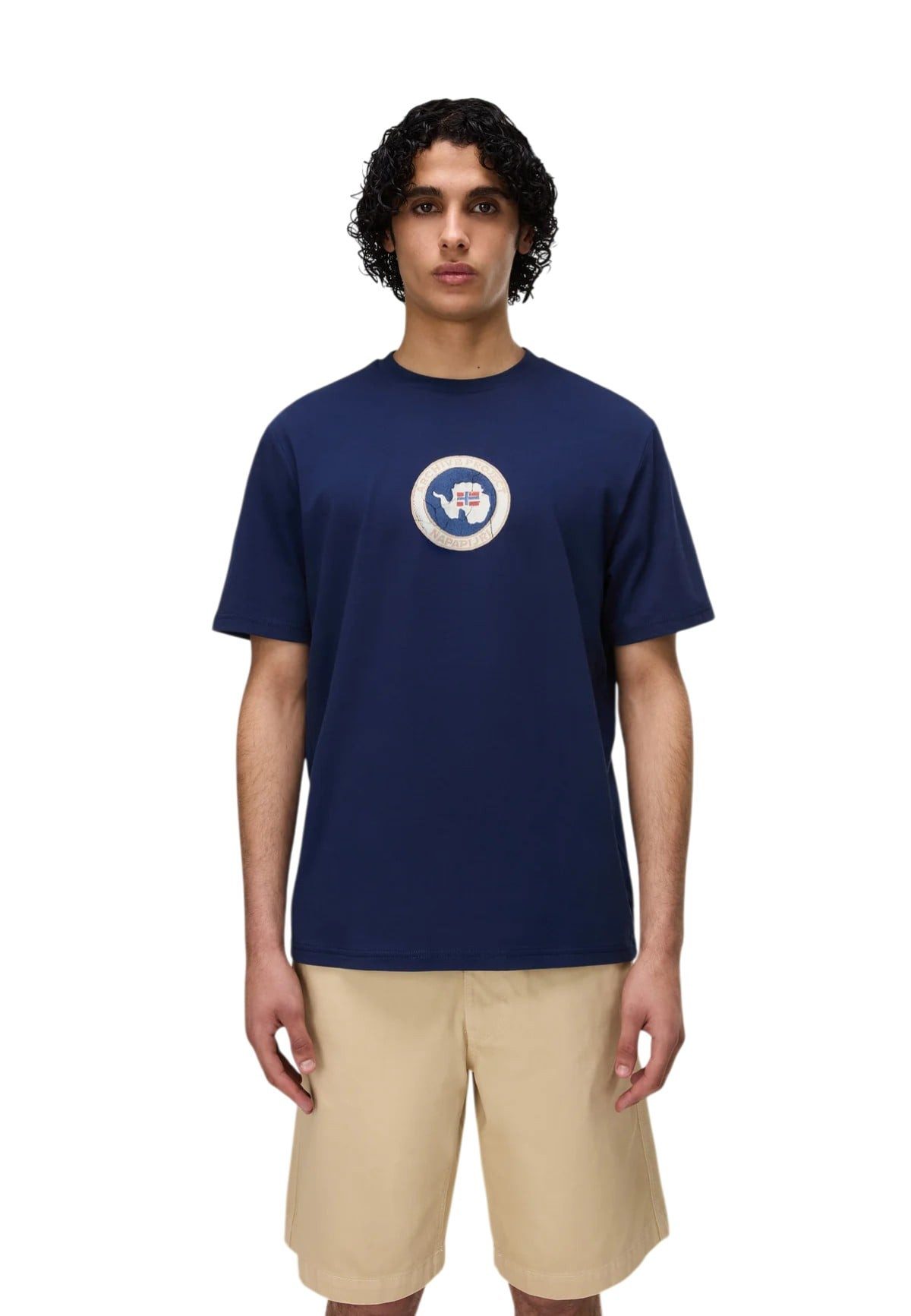 Napapijri T-Shirt S-Phos (Baumwolle) navyblau Herren