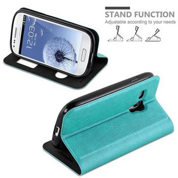 Cadorabo Handyhülle Samsung Galaxy S3 MINI Samsung Galaxy S3 MINI, Klappbare Handy Schutzhülle - Hülle - mit Standfunktion und Kartenfach