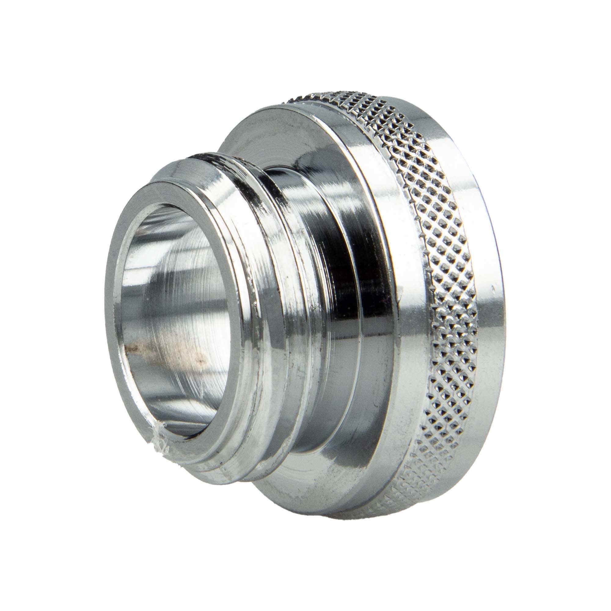 tecuro Gewindefitting Reduzierstück Adapter M24 x 1 IG auf 1/2 Zoll Außengewinde, chrom