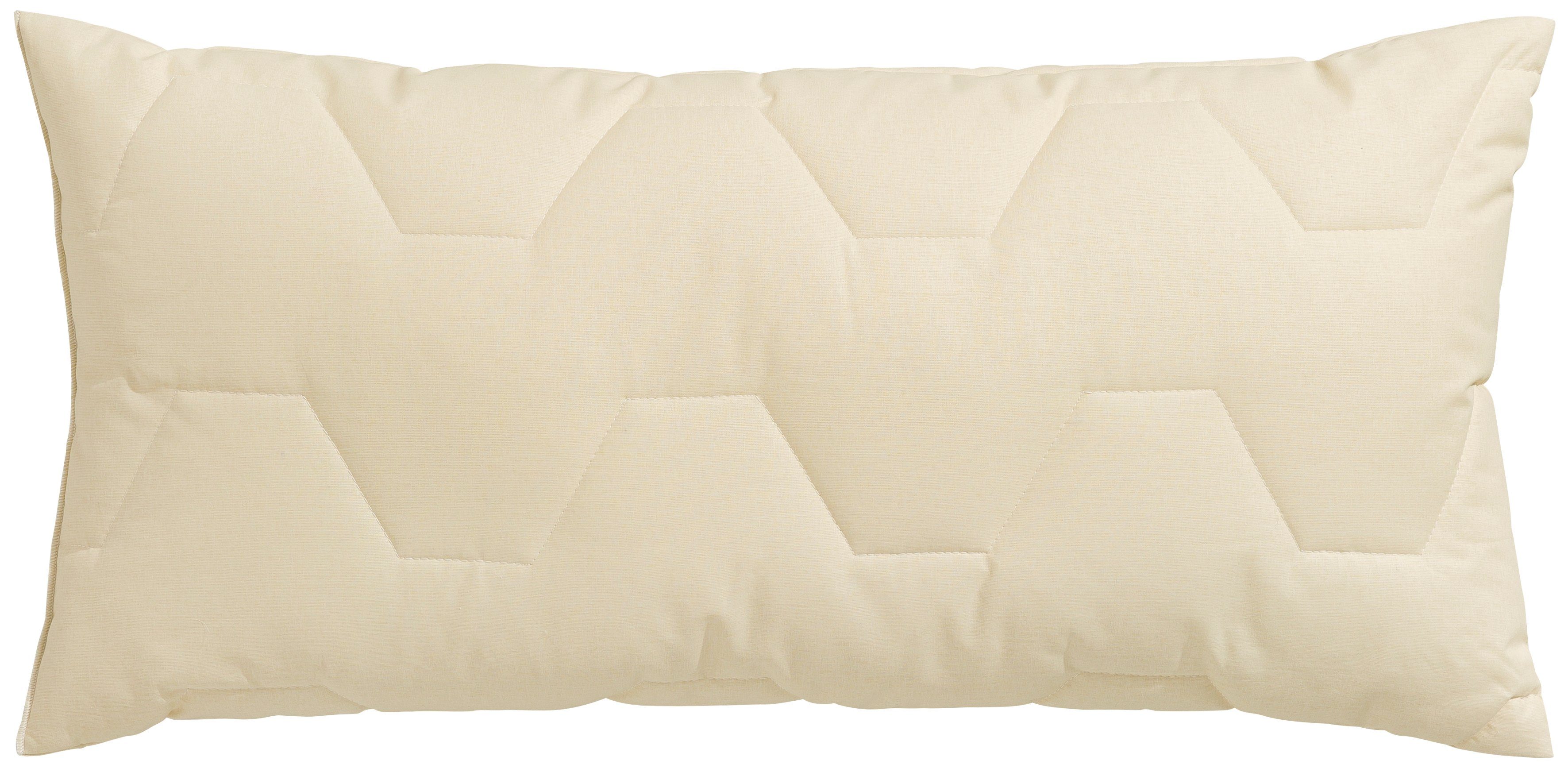 OTTO home Kunstfaserkopfkissen Kopfkissen 40x80 cm, 80x80 cm, Füllung: 100% Polyester, Bezug: 100% Baumwolle, Kissen made in Germany, langanhaltender Stützkomfort