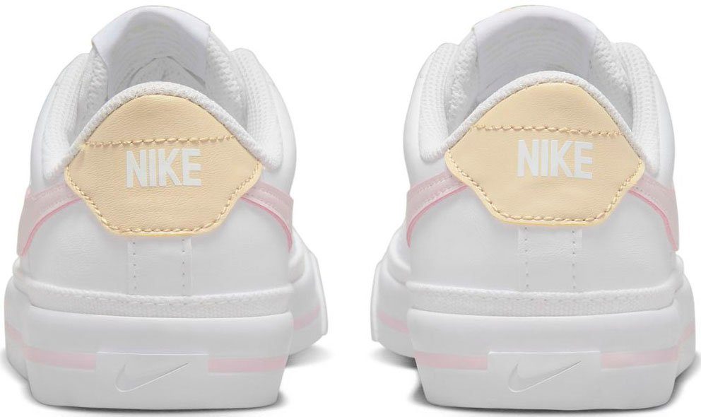 Nike (GS) Sneaker COURT Sportswear weiß-pink LEGACY