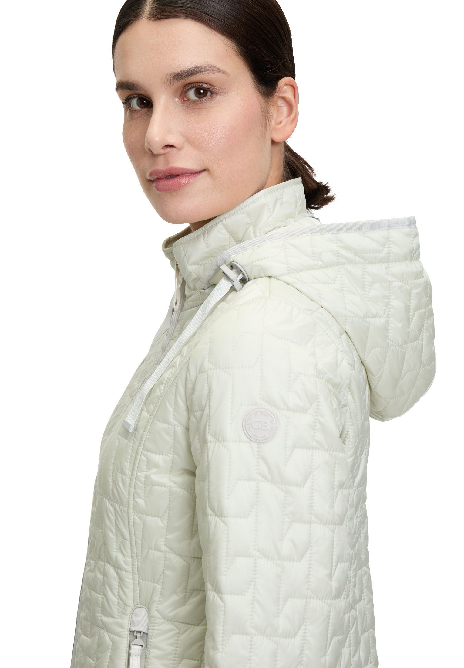 Gil Bret Steppjacke mit Kapuze und Reißverrschluss