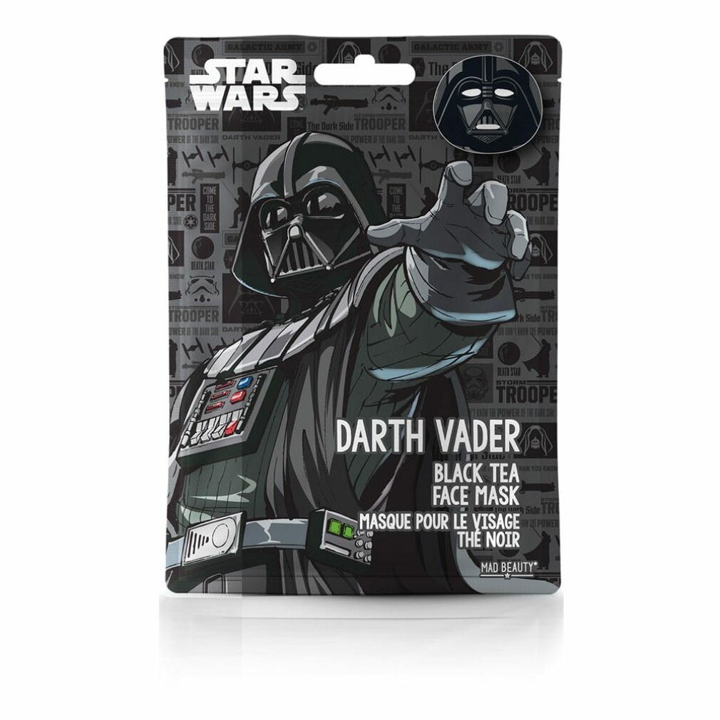 Mad Beauty Gesichtsmaske Gesichtsmaske Star Wars Darth Vader Schwarzer Tee (25ml)