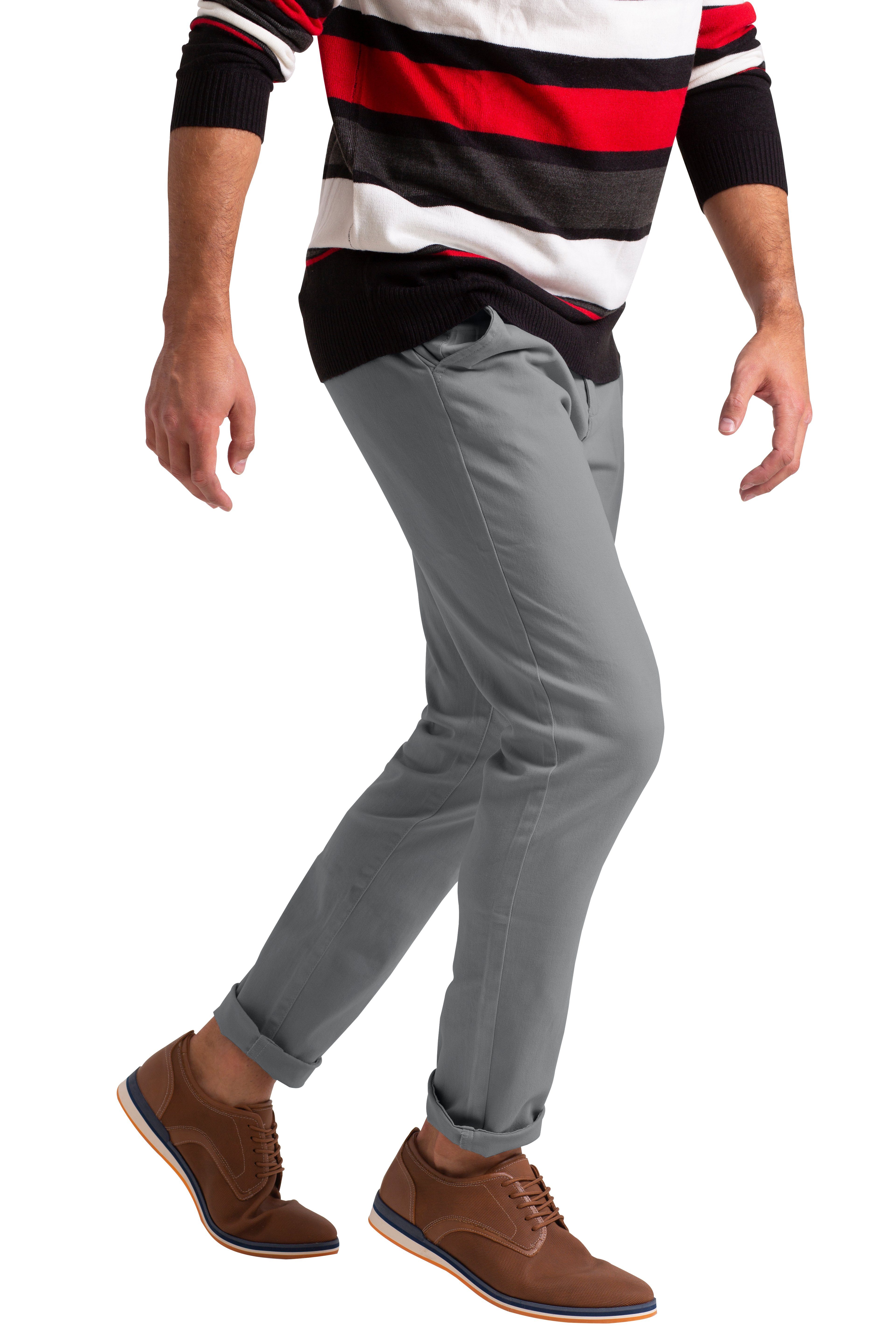 BlauerHafen Chinohose Slim-Fit-Chinos für Herren klassischer günstig online kaufen