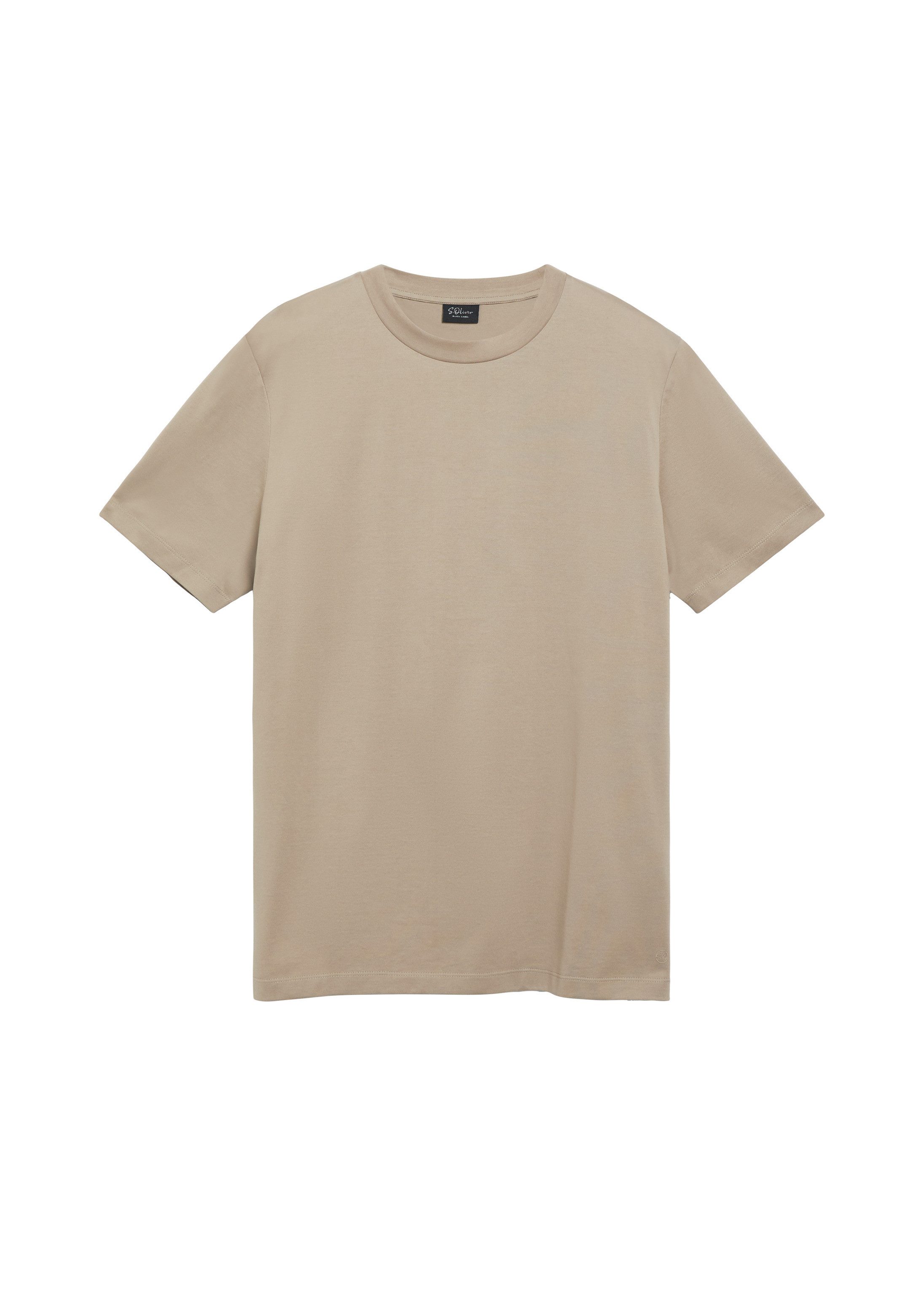 s.Oliver Kurzarmshirt T-Shirt T-Shirt aus Edeljersey