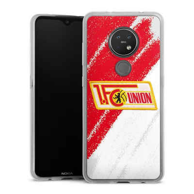 DeinDesign Handyhülle Offizielles Lizenzprodukt 1. FC Union Berlin Logo, Nokia 7.2 Slim Case Silikon Hülle Ultra Dünn Schutzhülle